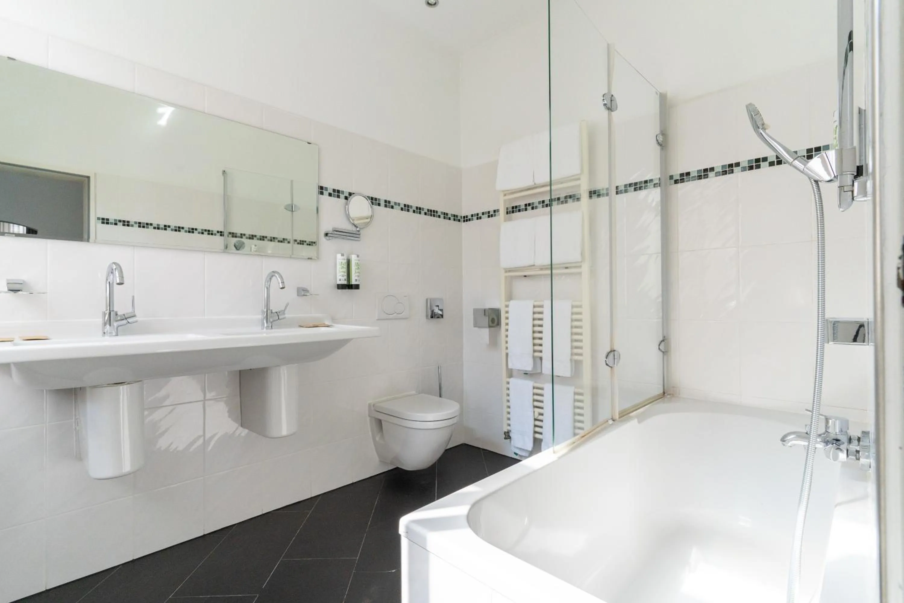 Toilet in Hotel zum Ritter St Georg - Oldest Residential Building in Heidelberg since 1592