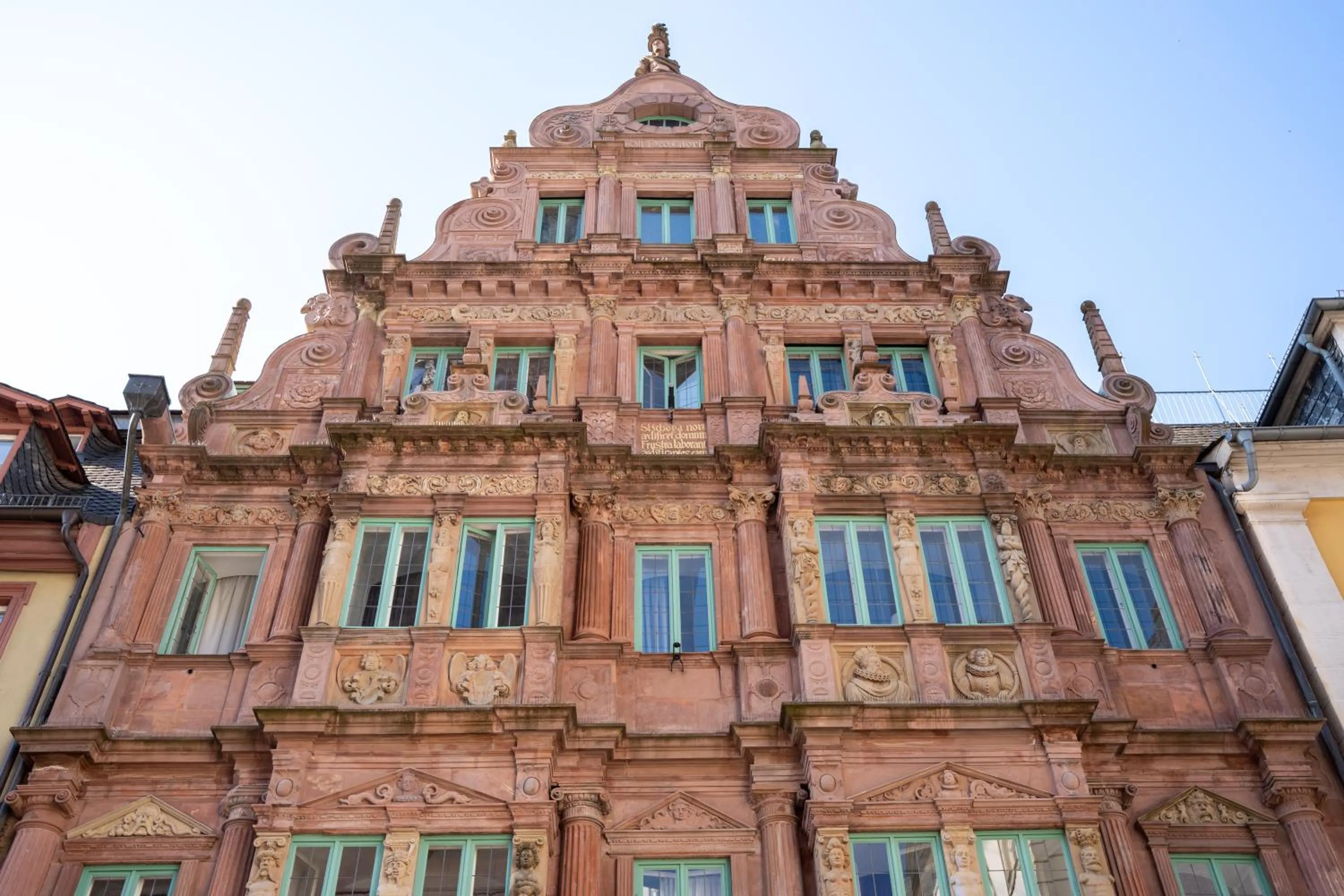 Property building in Hotel zum Ritter St Georg - Oldest Residential Building in Heidelberg since 1592