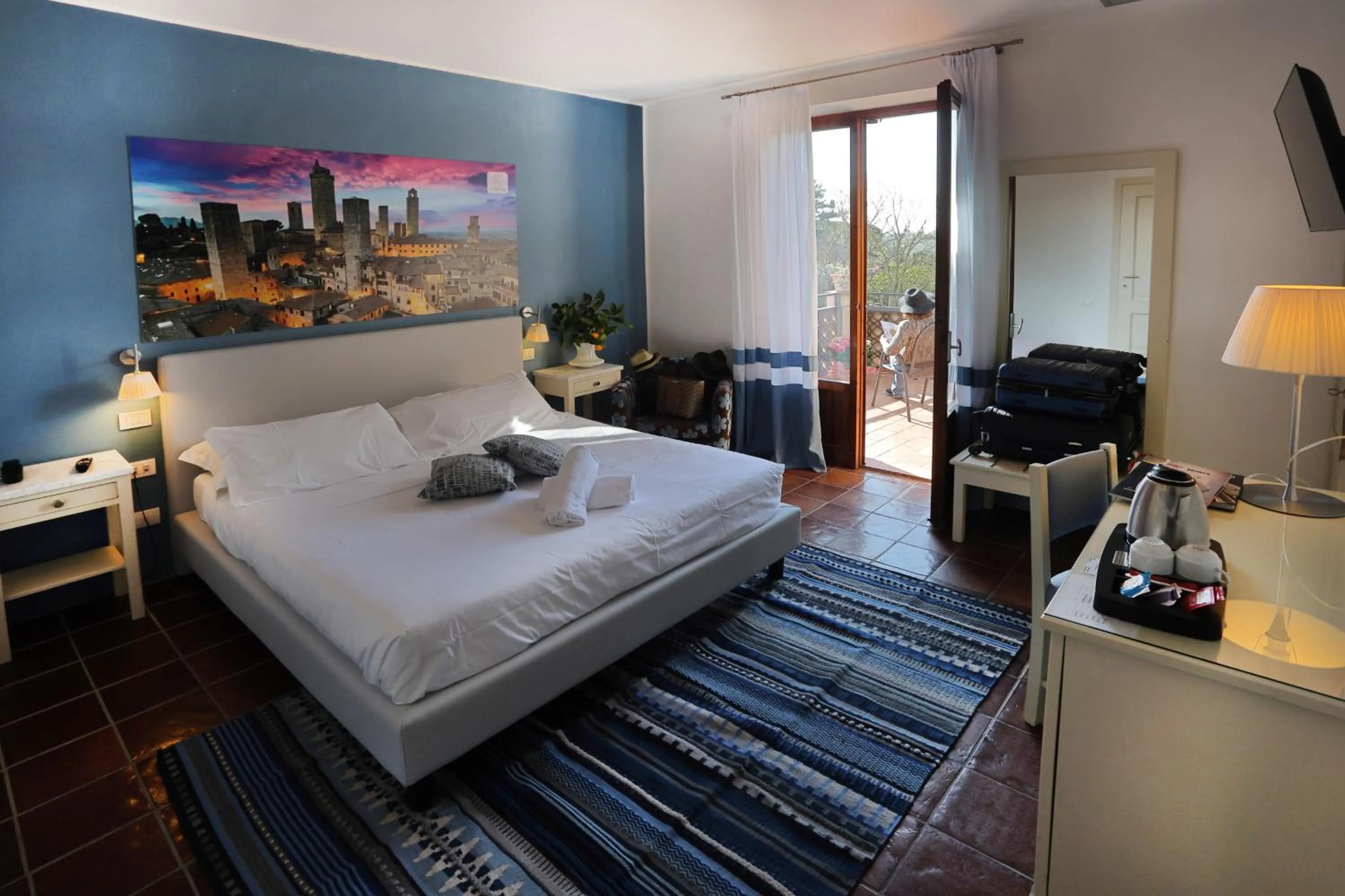 Bed in Hotel Le Renaie