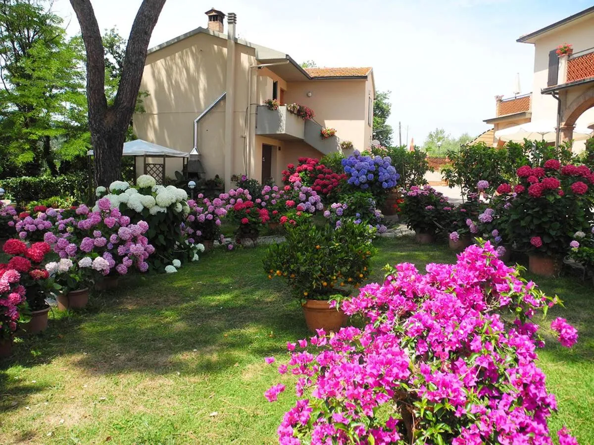 Garden in Hotel Le Renaie