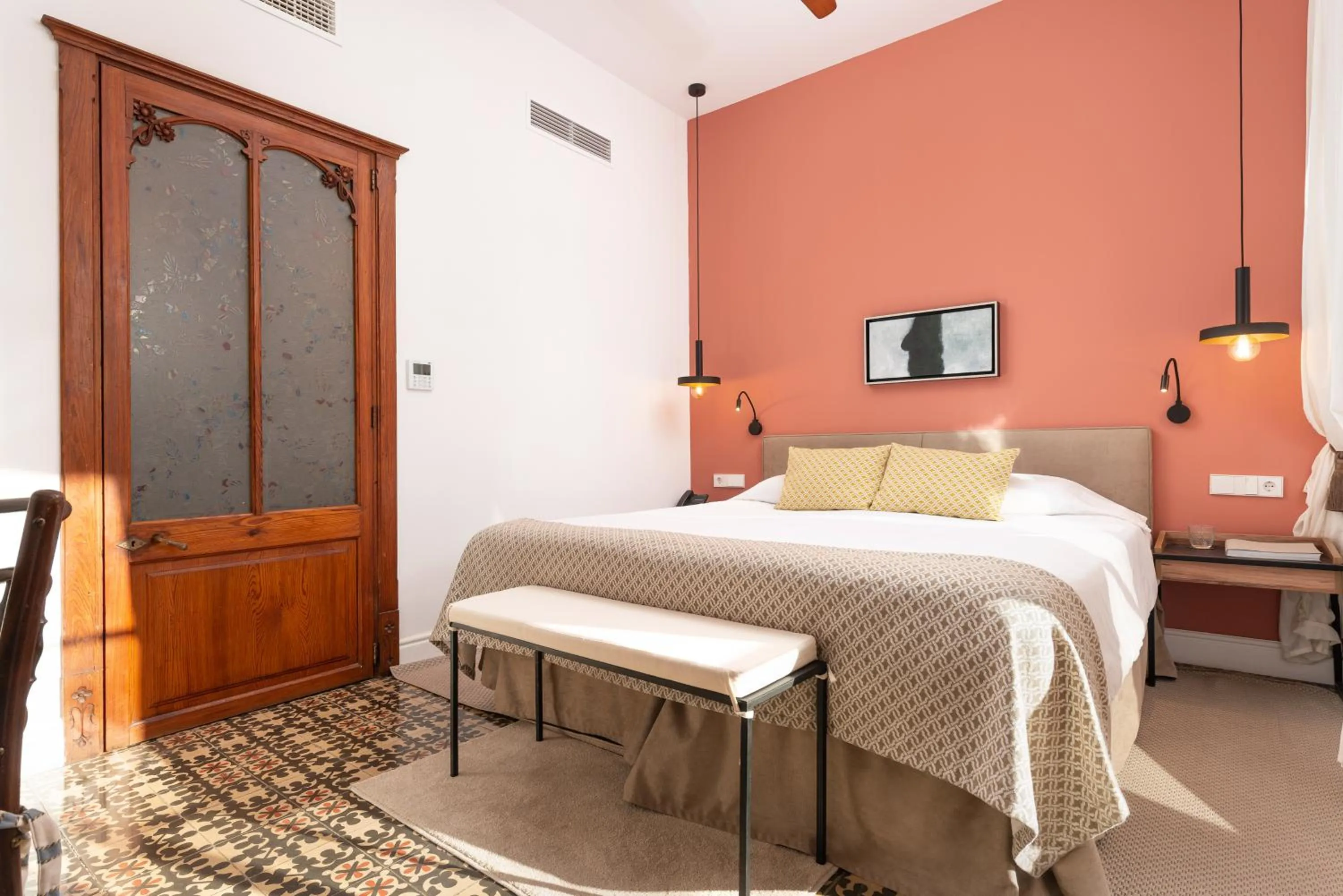 Bed in Hotel Can Quetglas