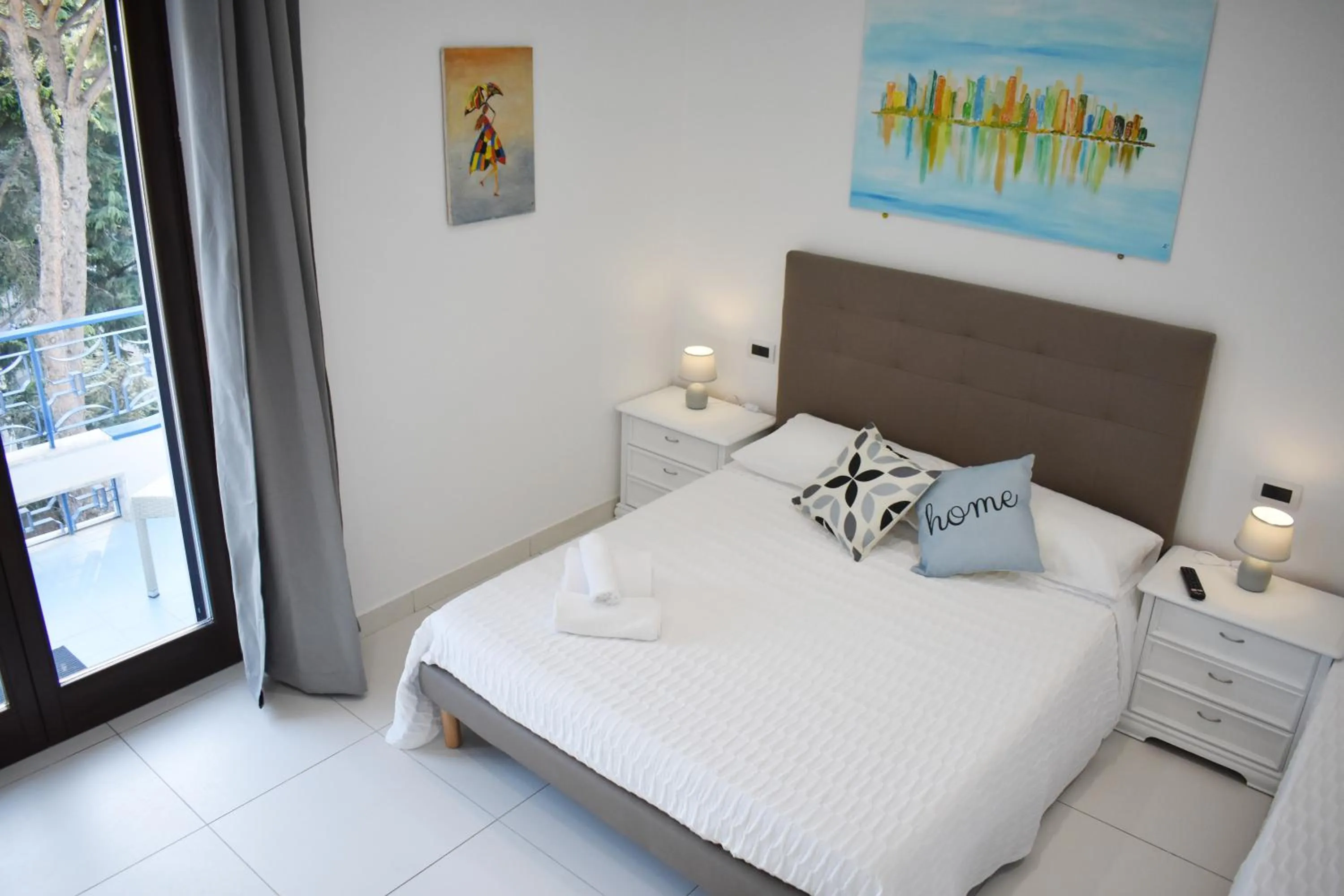 Bed in Lume Art Apartment B&B