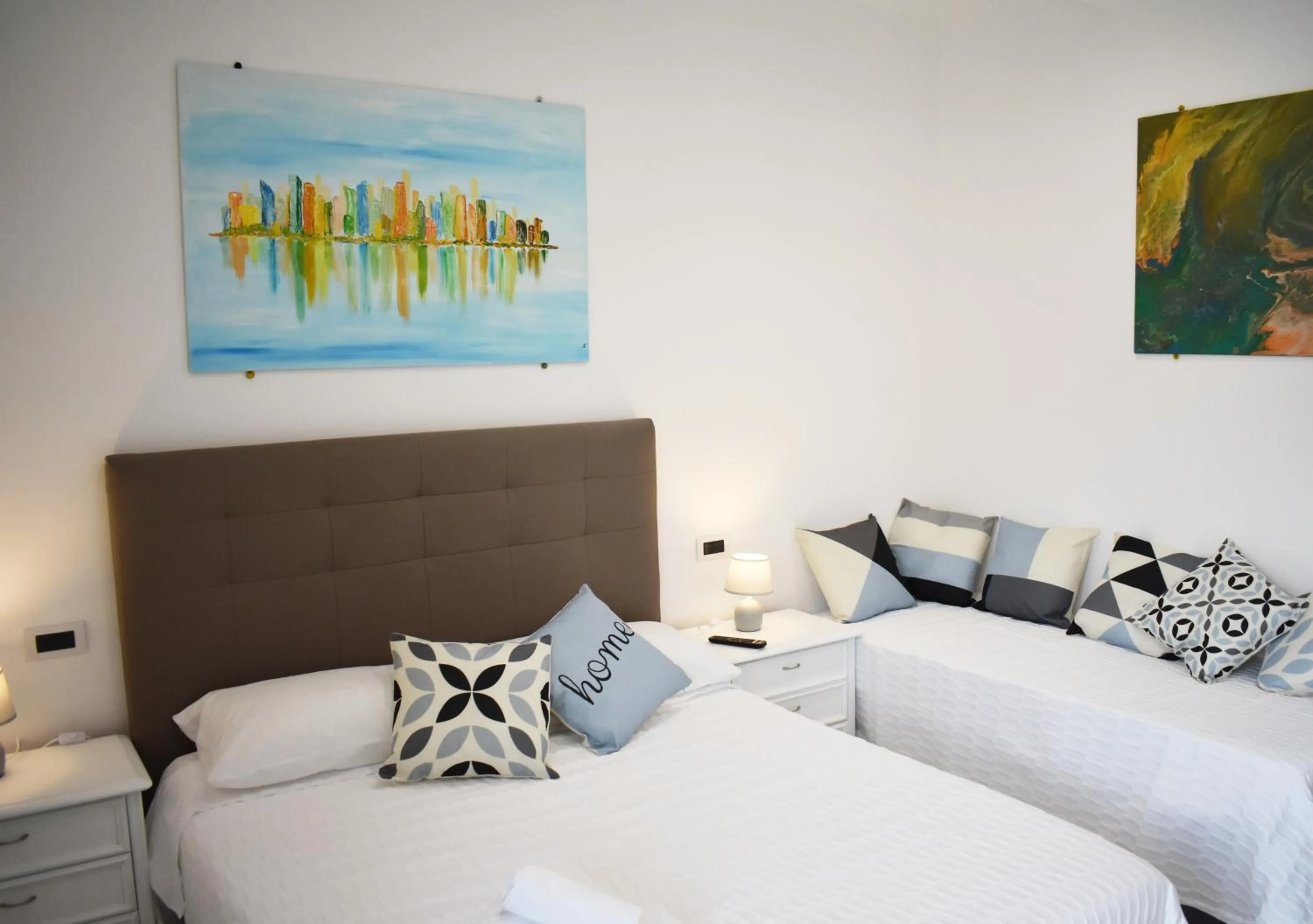 Bed in Lume Art Apartment B&B