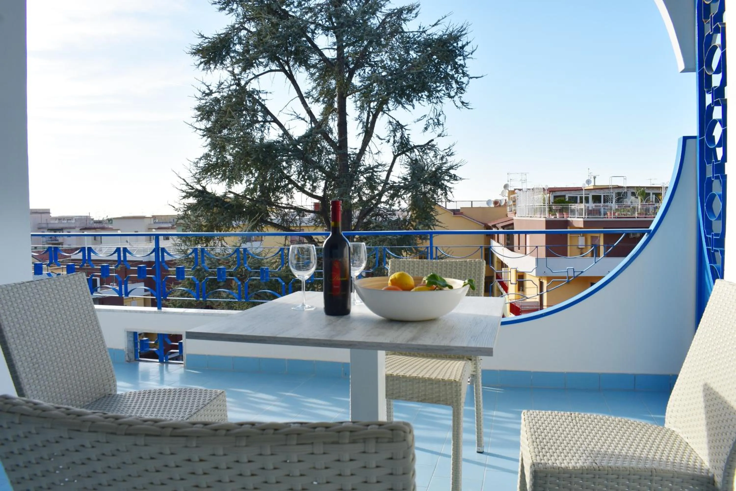 Balcony/Terrace in Lume Art Apartment B&B