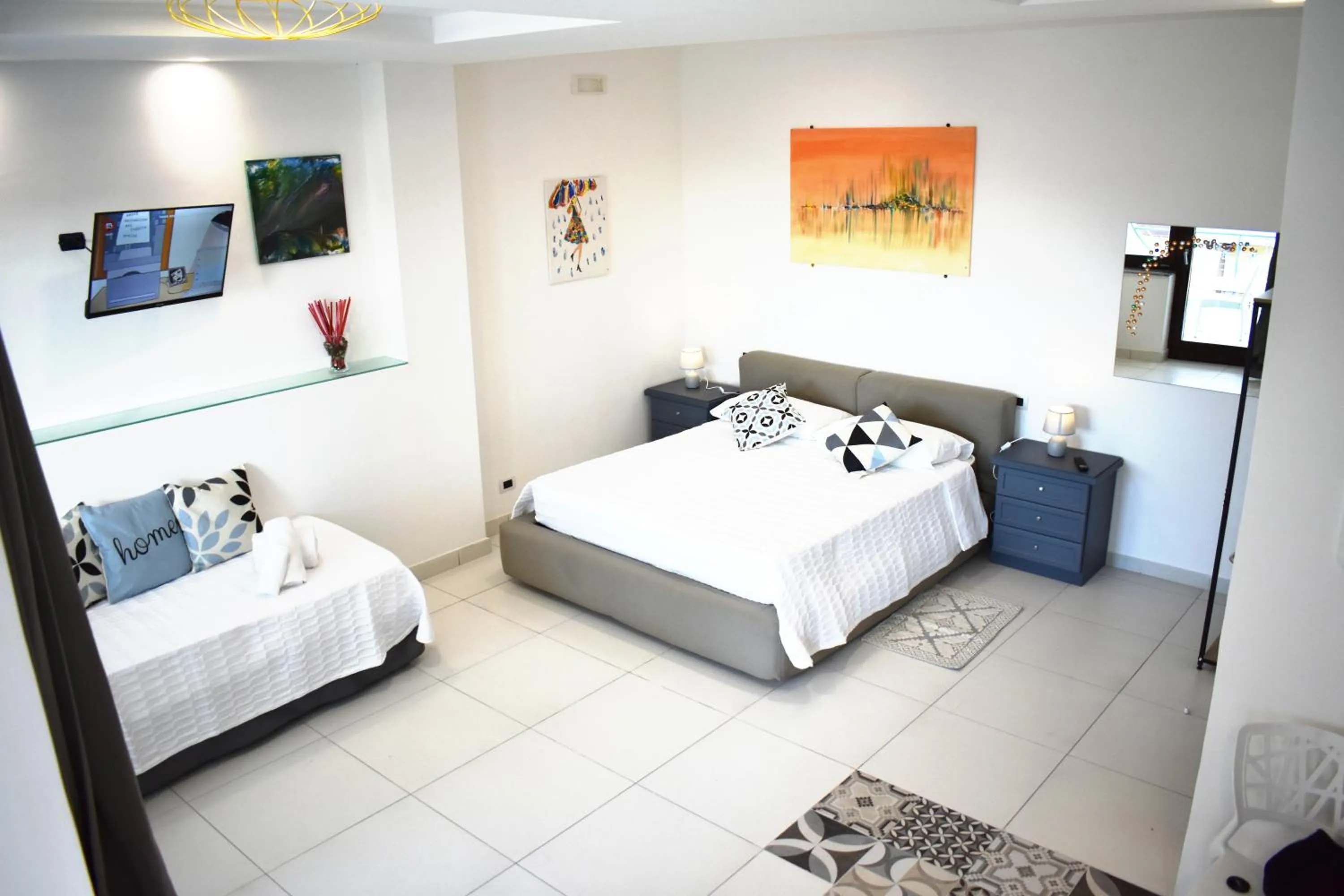 Photo of the whole room, Bed in Lume Art Apartment B&B