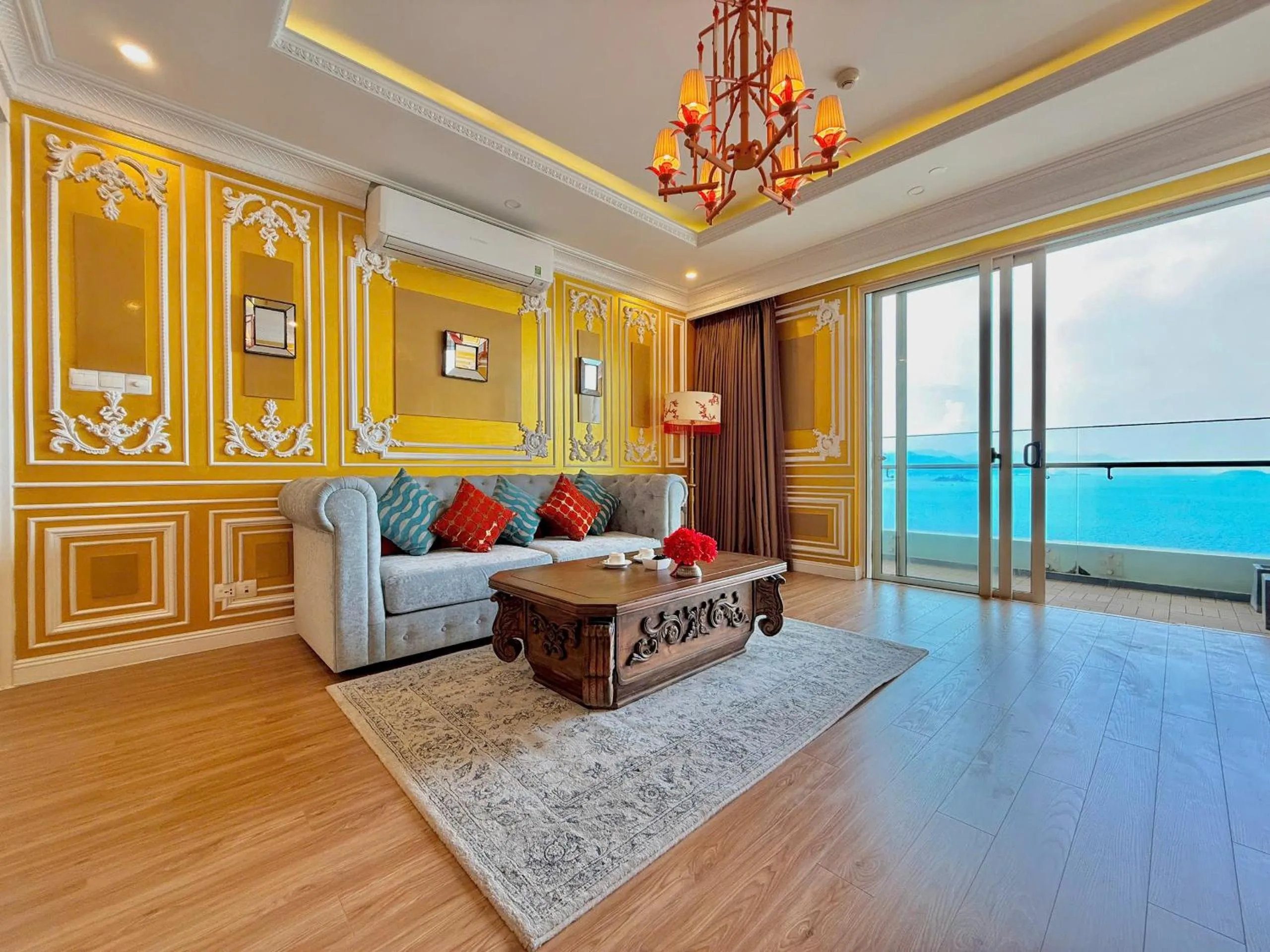Living room in The Sea Luxury Nha Trang Apartment