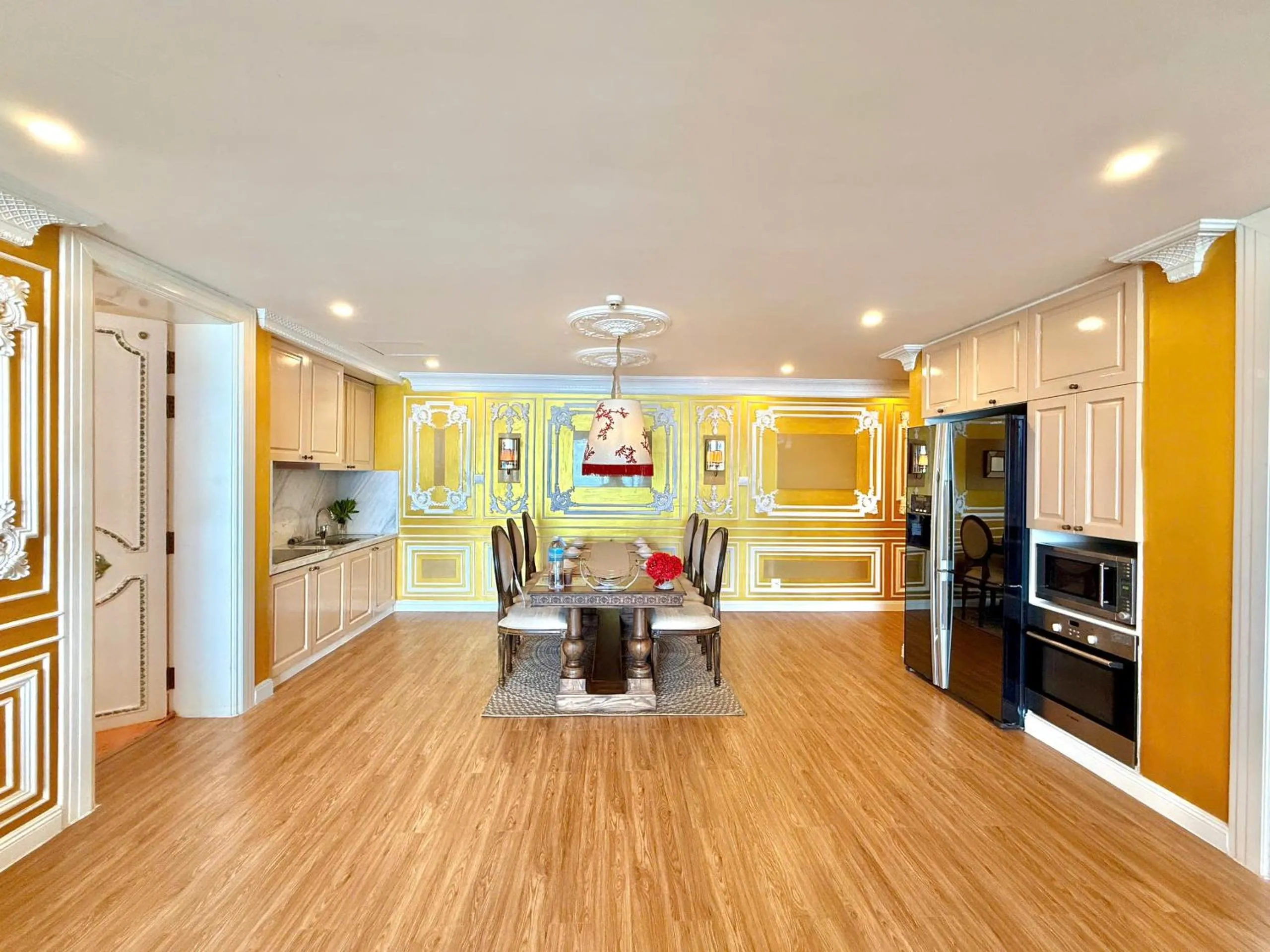 Communal kitchen in The Sea Luxury Nha Trang Apartment