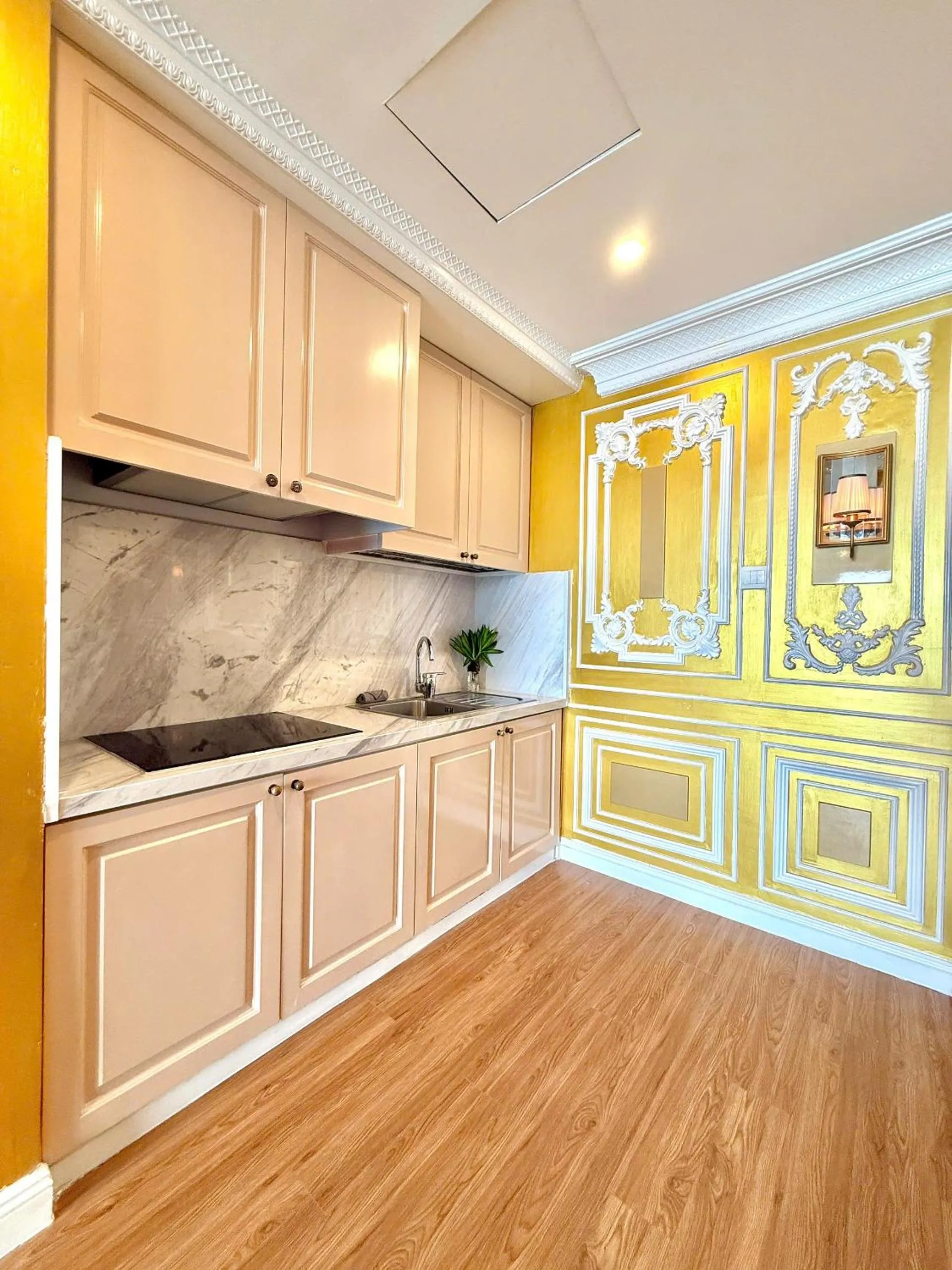 Communal kitchen in The Sea Luxury Nha Trang Apartment