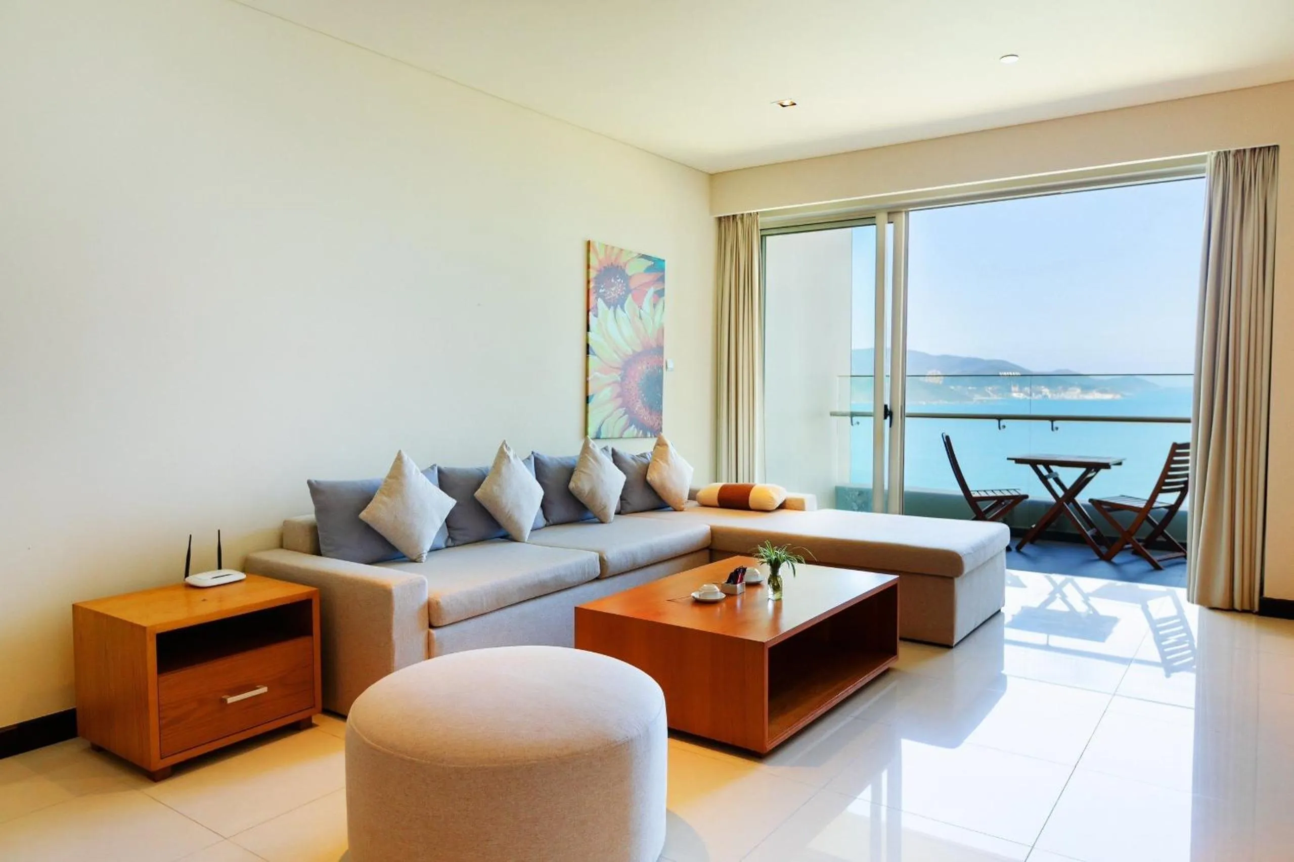 Balcony/Terrace in The Sea Luxury Nha Trang Apartment