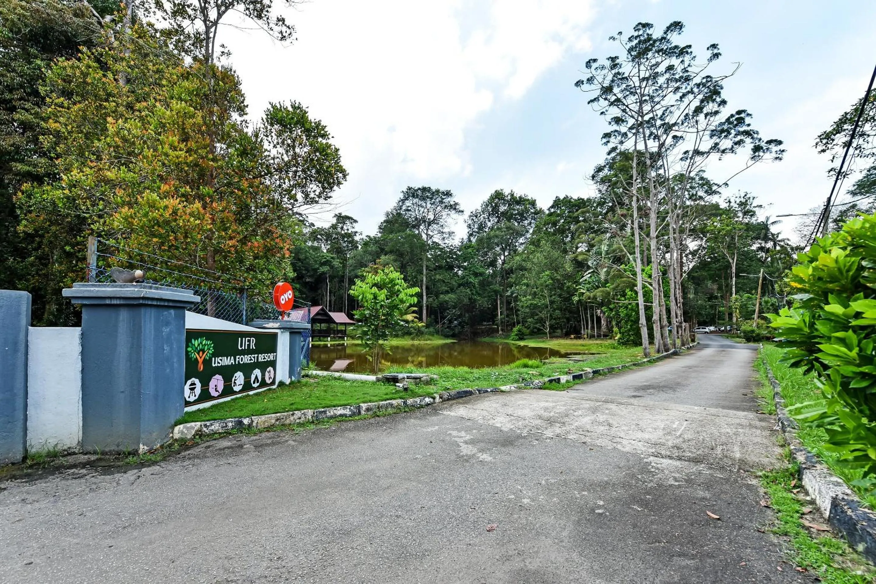 Facade/entrance in Hotel O Usima Forest Resort