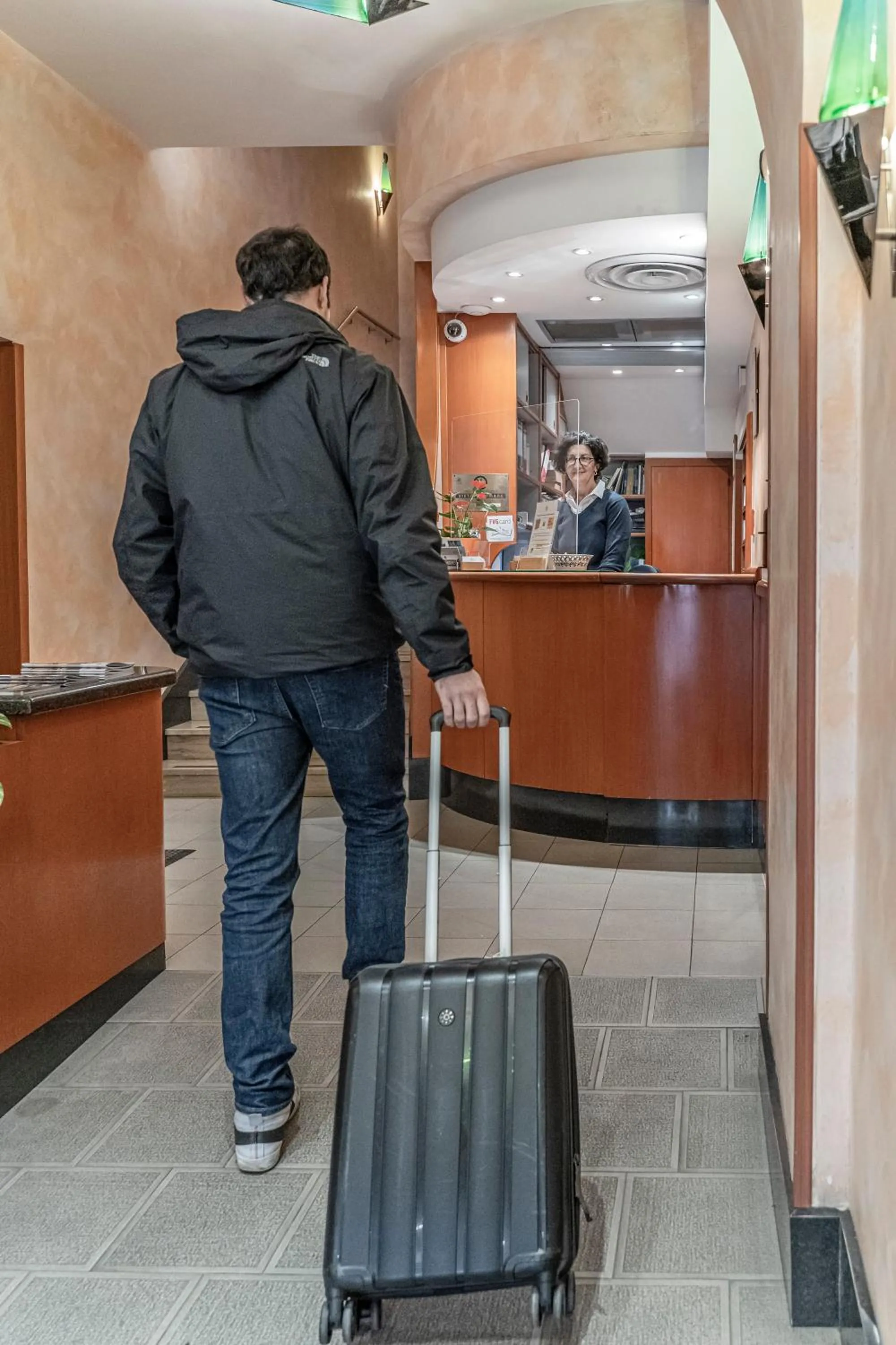 Facade/entrance in Hotel Italia