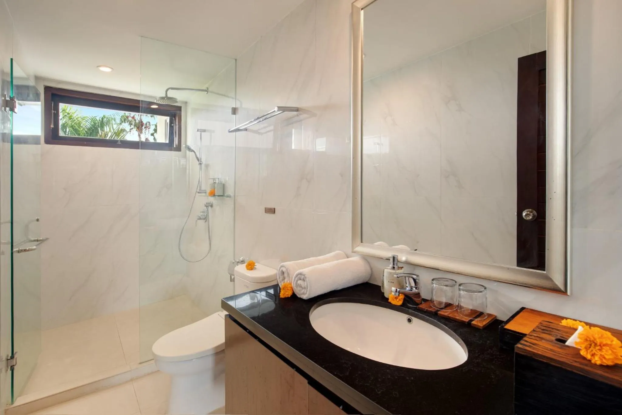 Bathroom in Nara Villa Canggu by Ini Vie Hospitality