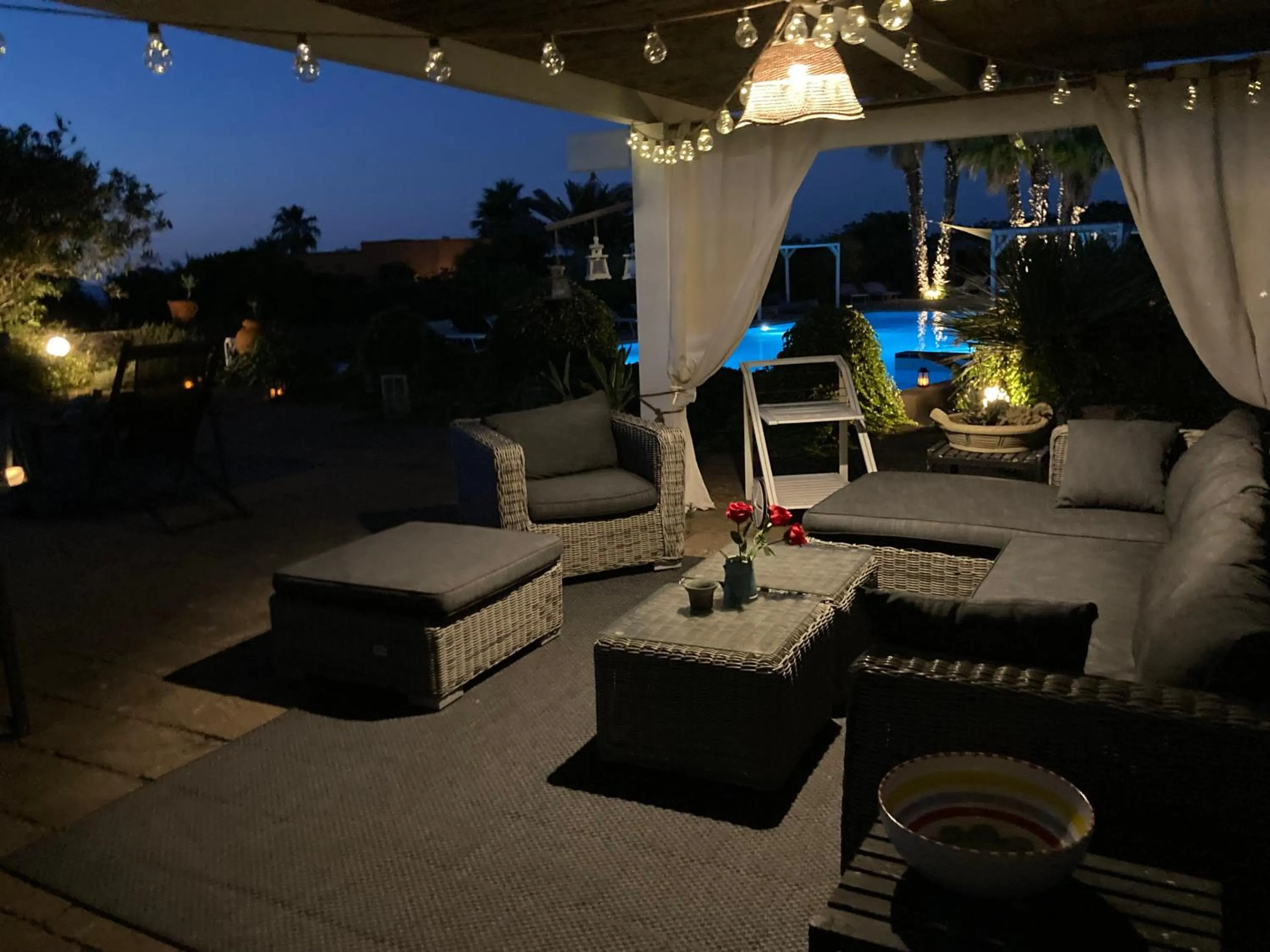 Patio in Agriturismo Le Lanterne