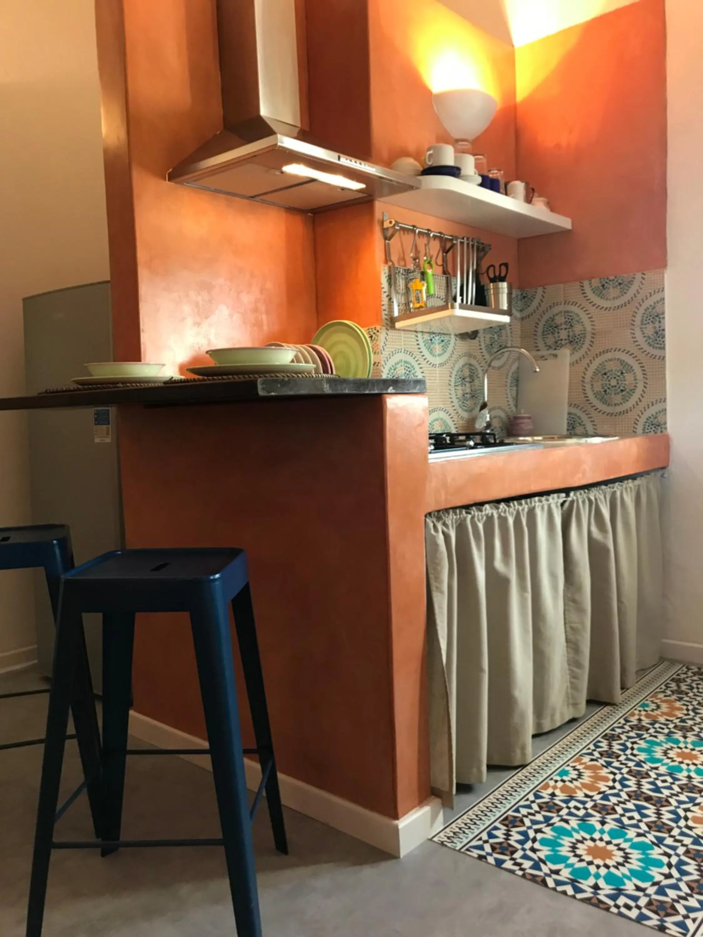 Kitchen or kitchenette in Agriturismo Le Lanterne