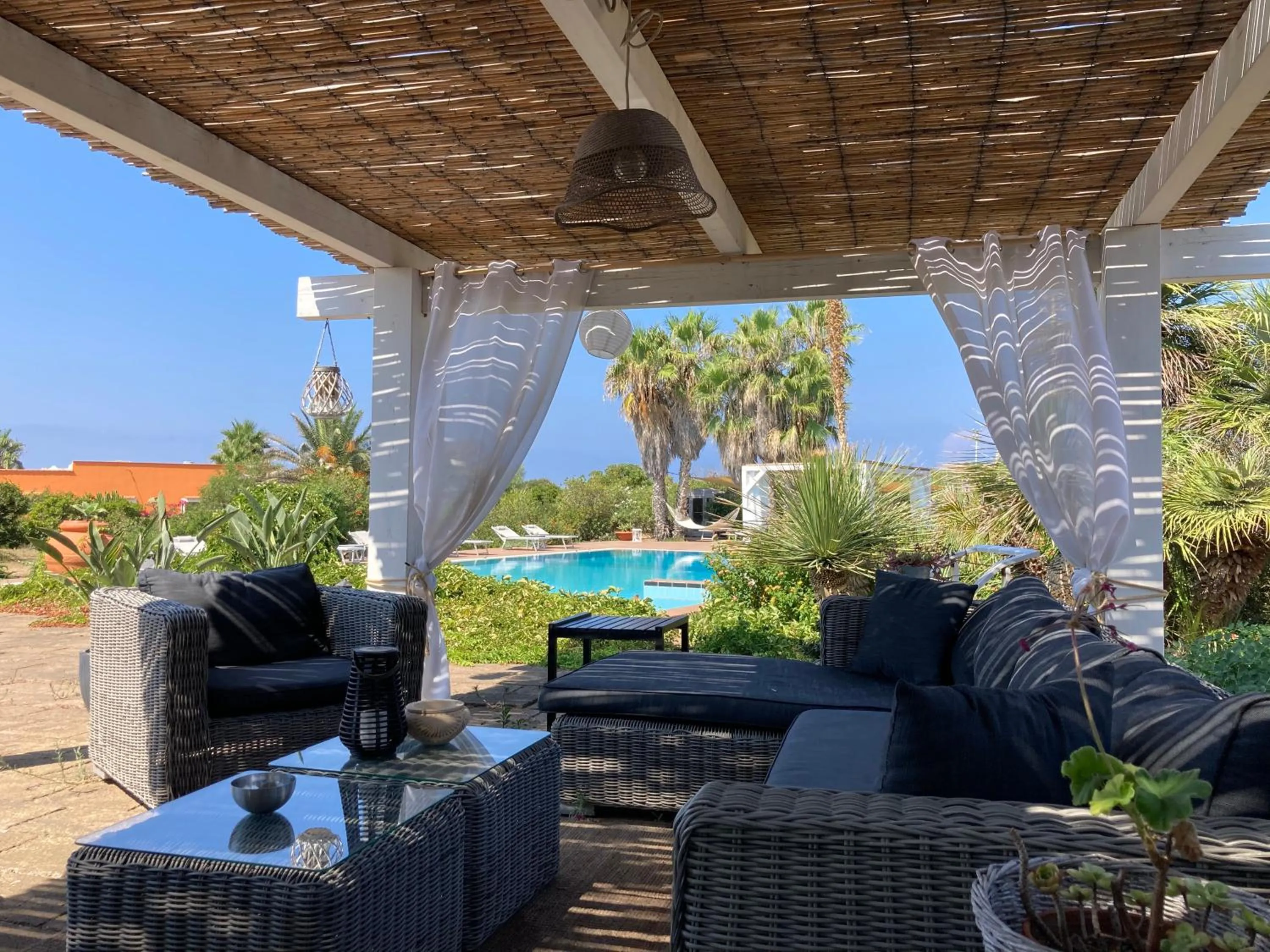 Patio in Agriturismo Le Lanterne