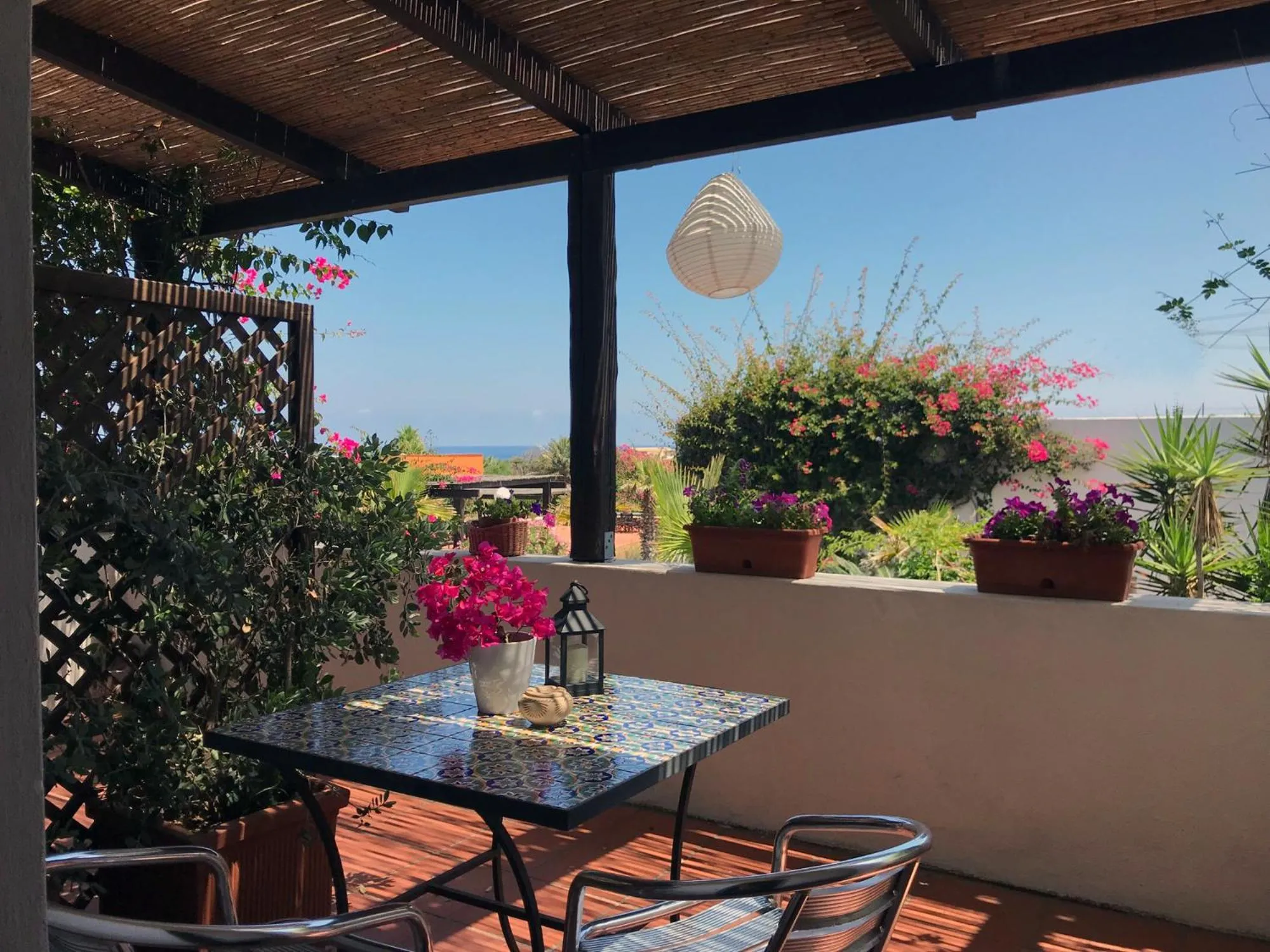 Patio in Agriturismo Le Lanterne