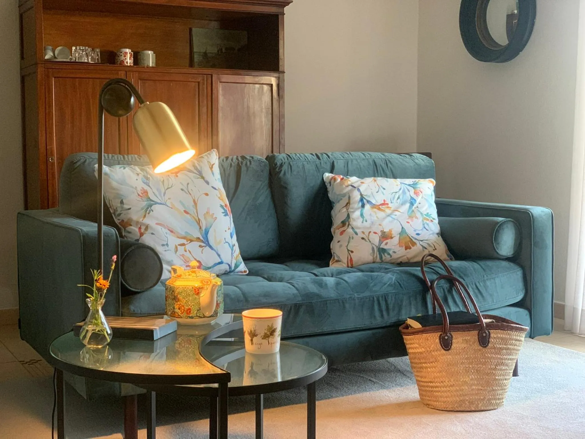 Living room in Villa Tranberg Suites