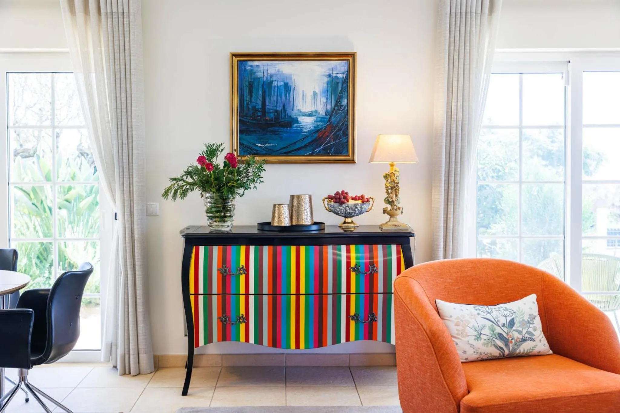 Dining area in Villa Tranberg Suites