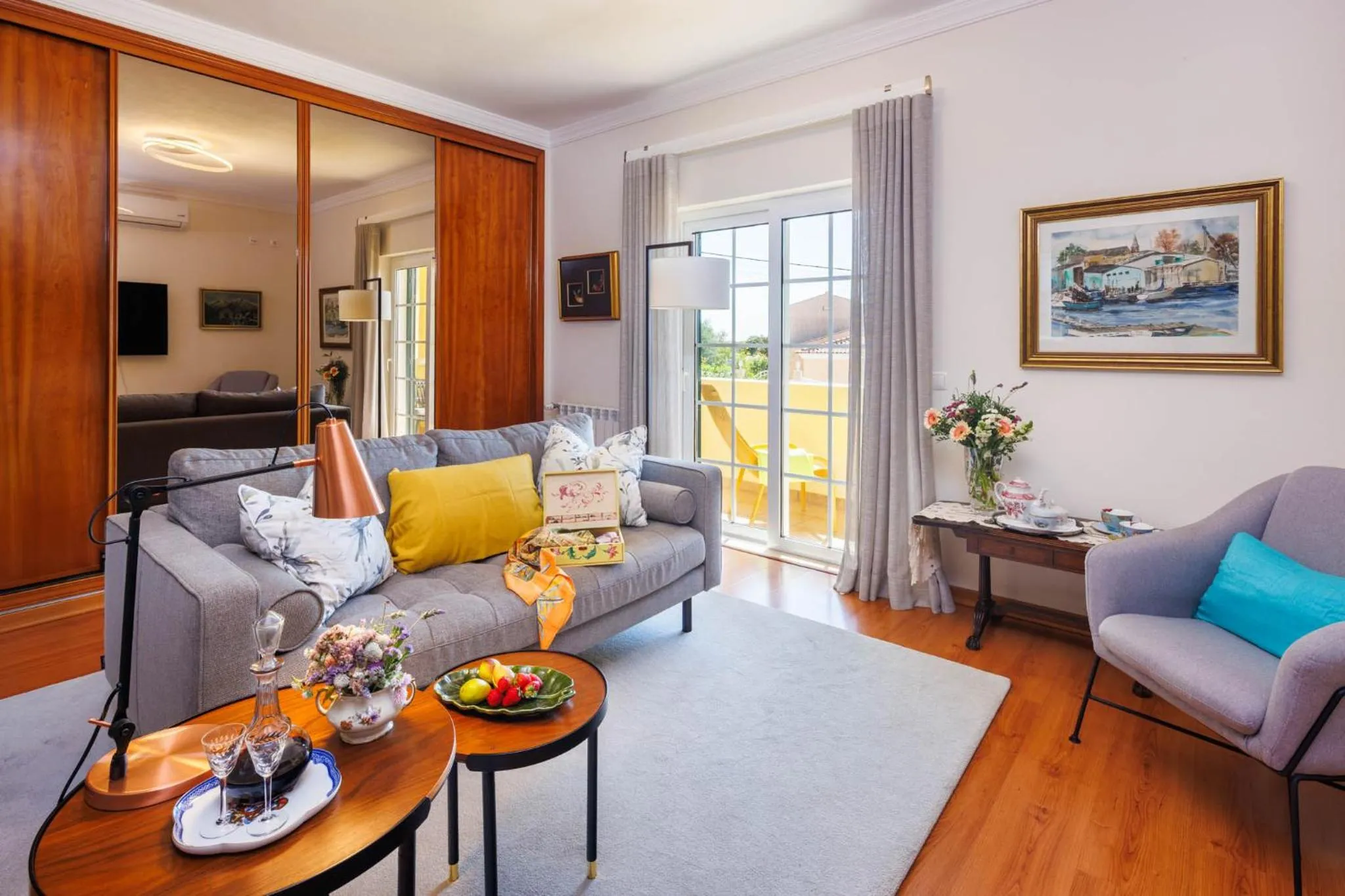 Living room in Villa Tranberg Suites