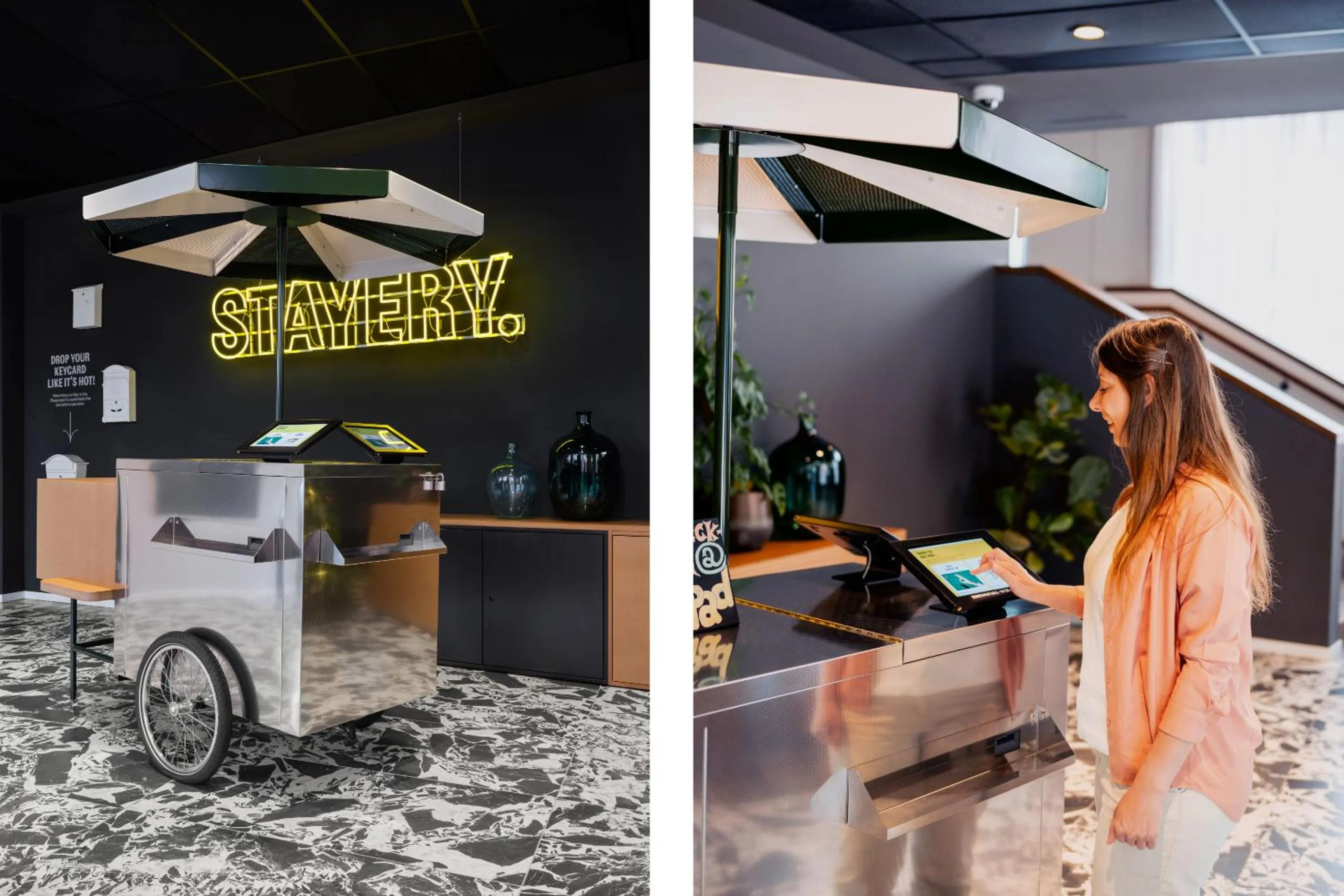 Lobby or reception in STAYERY Bremen