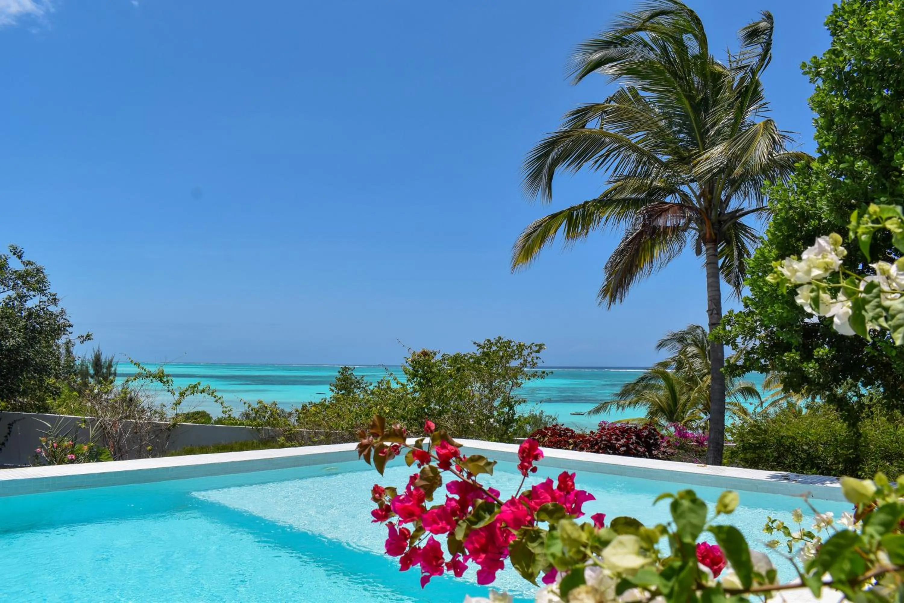 Pool view in Safira Blu Luxury Resort & Villas