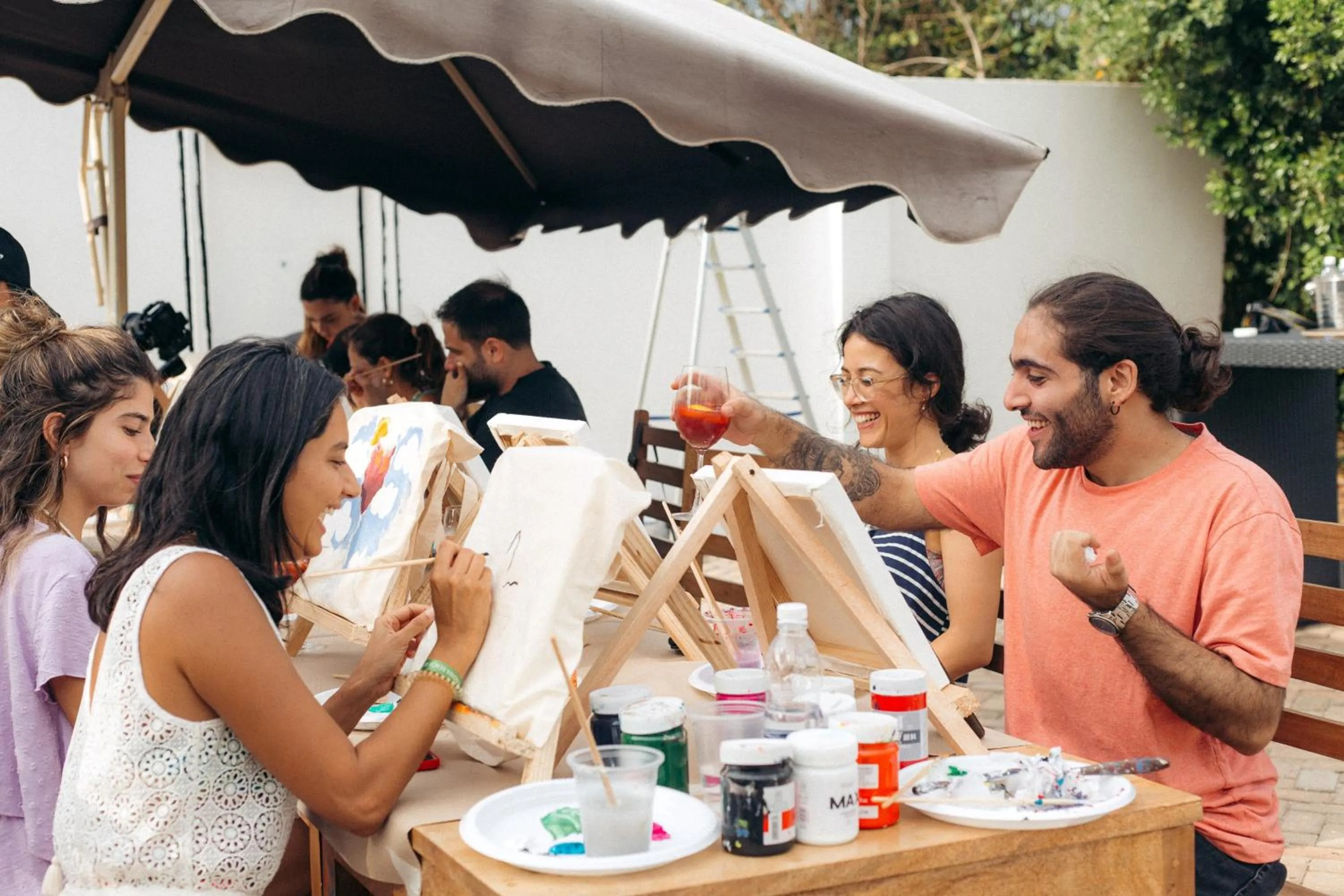 People in Safira Blu Luxury Resort & Villas