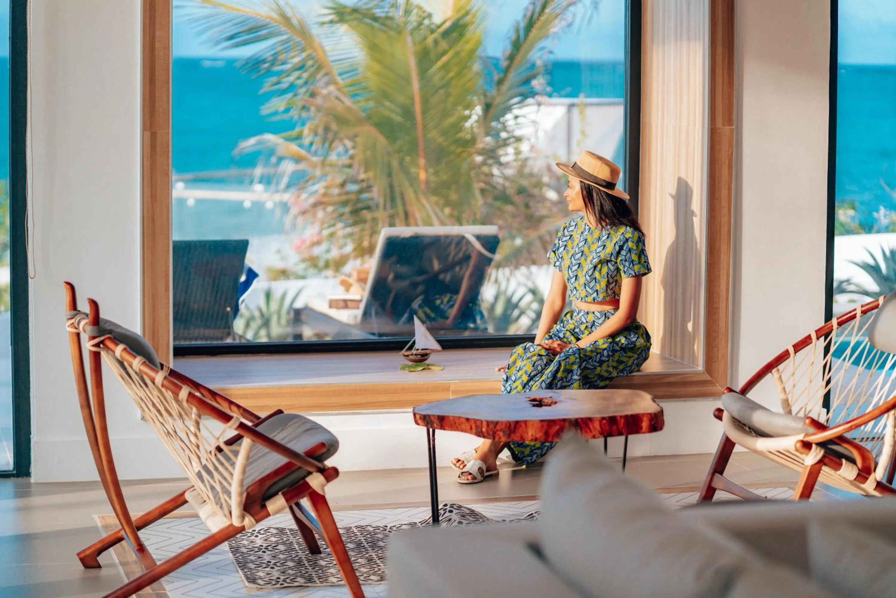 Living room in Safira Blu Luxury Resort & Villas