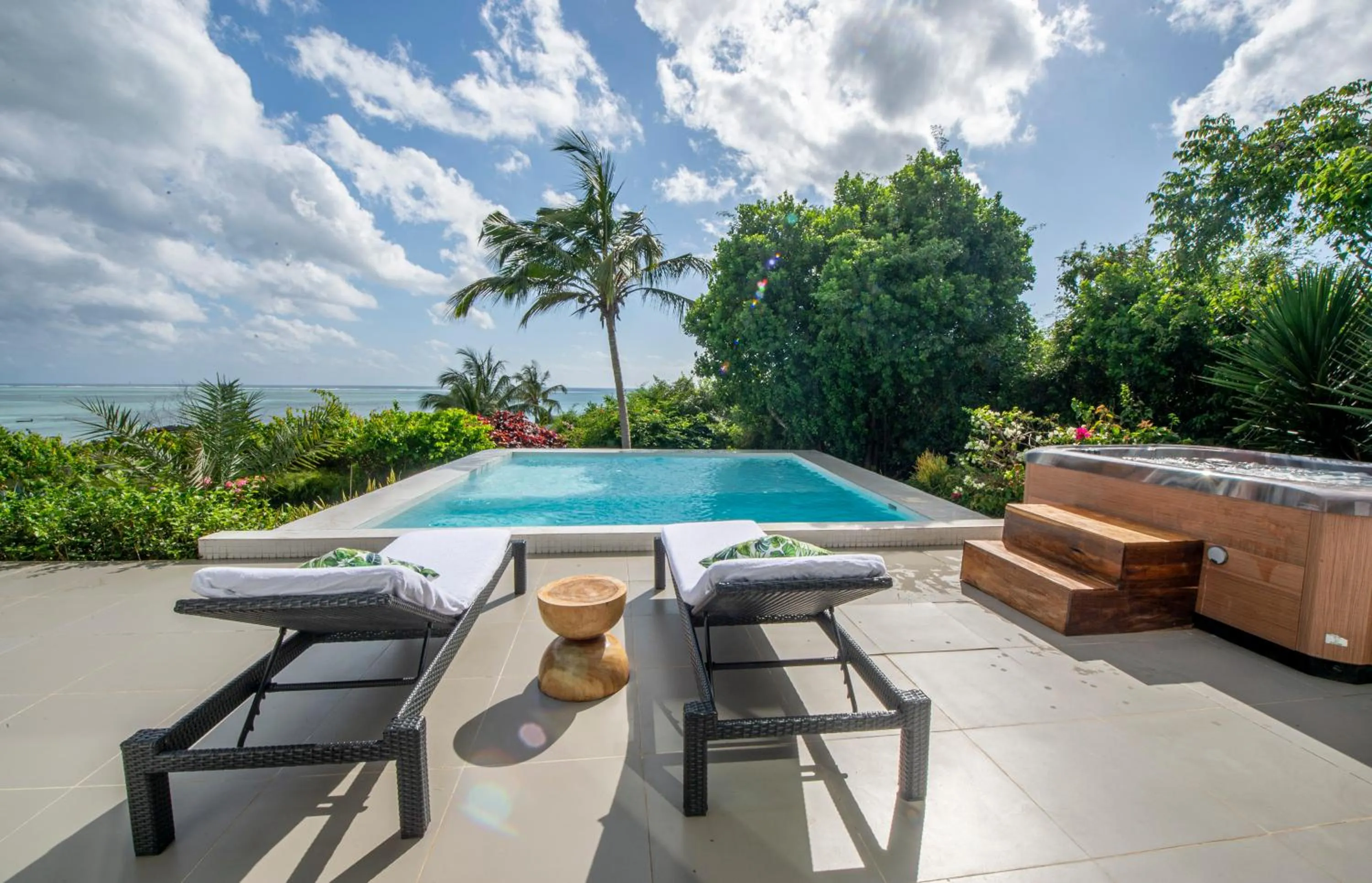 Patio in Safira Blu Luxury Resort & Villas