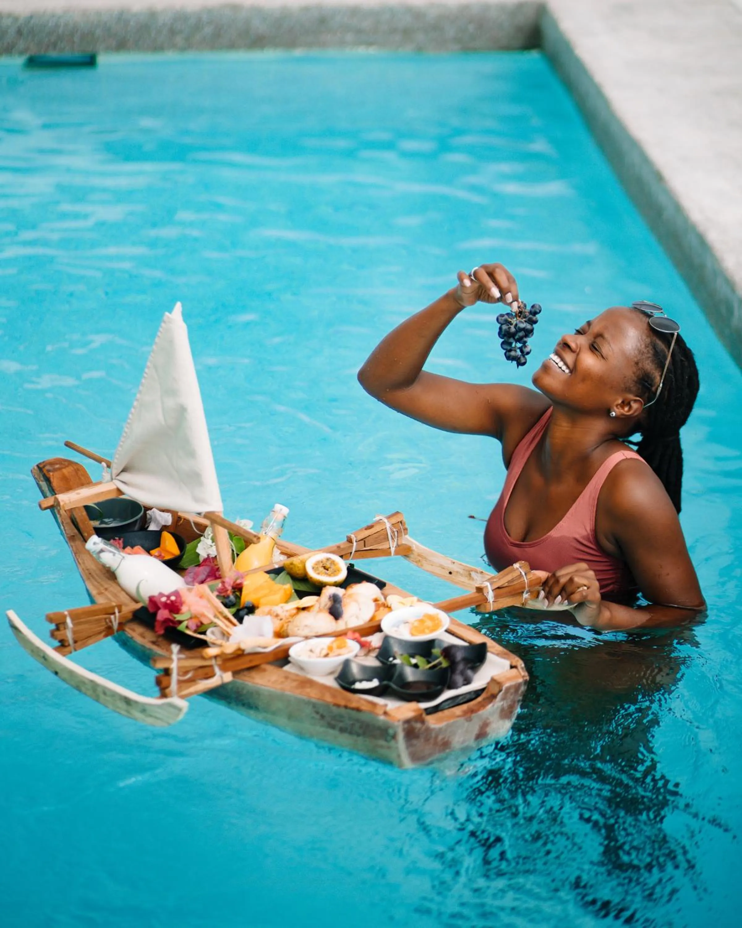 Food close-up in Safira Blu Luxury Resort & Villas