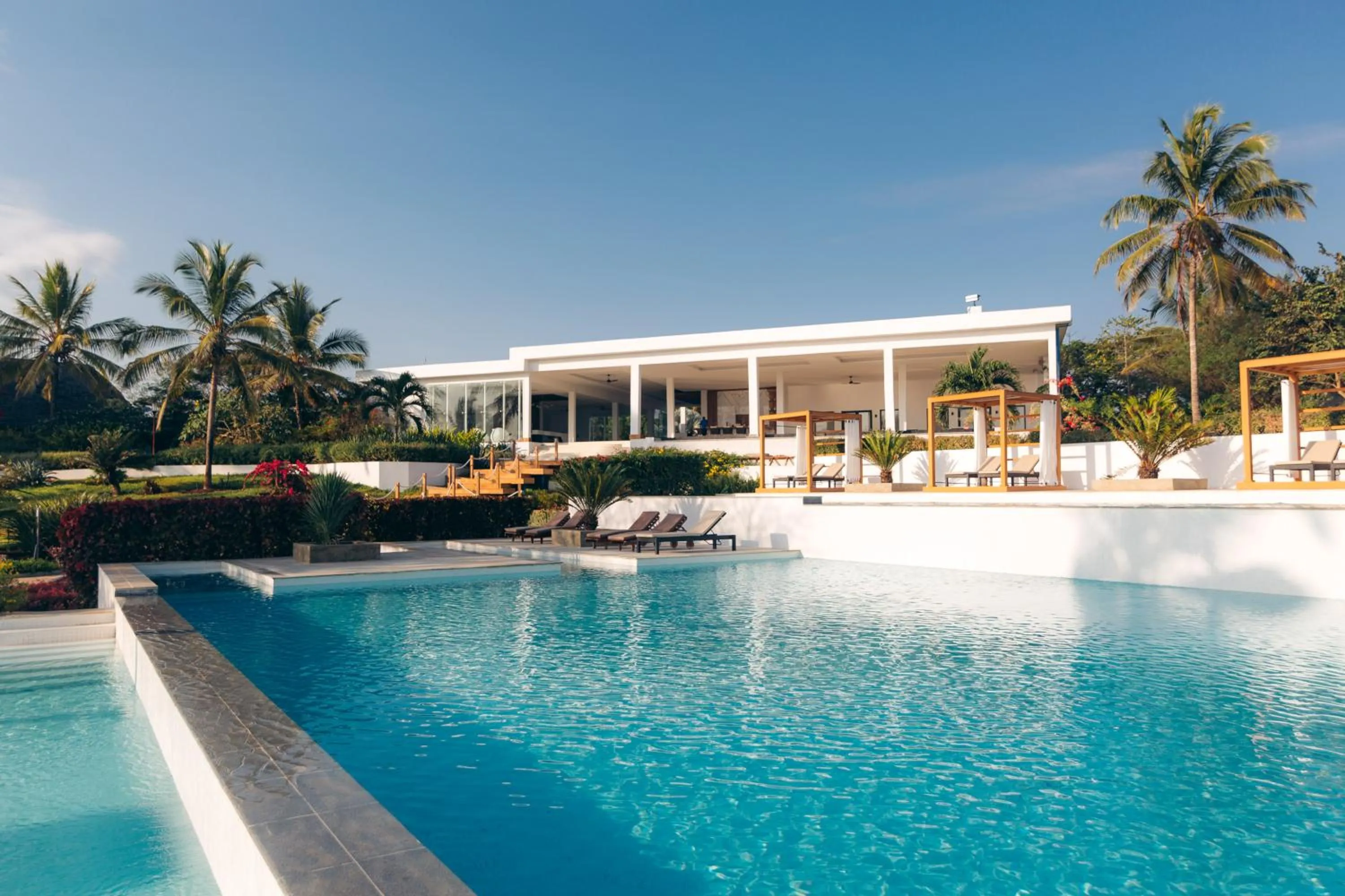 Pool view in Safira Blu Luxury Resort & Villas