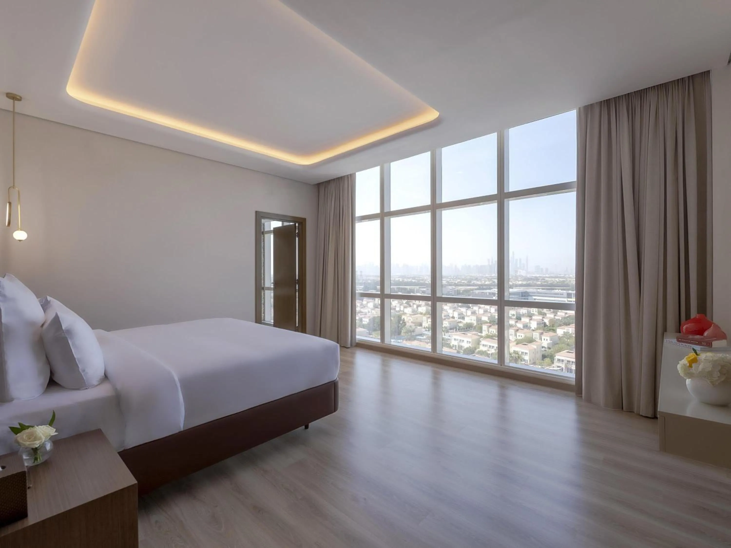 Bedroom, Bed in Movenpick Jumeirah Village Triangle