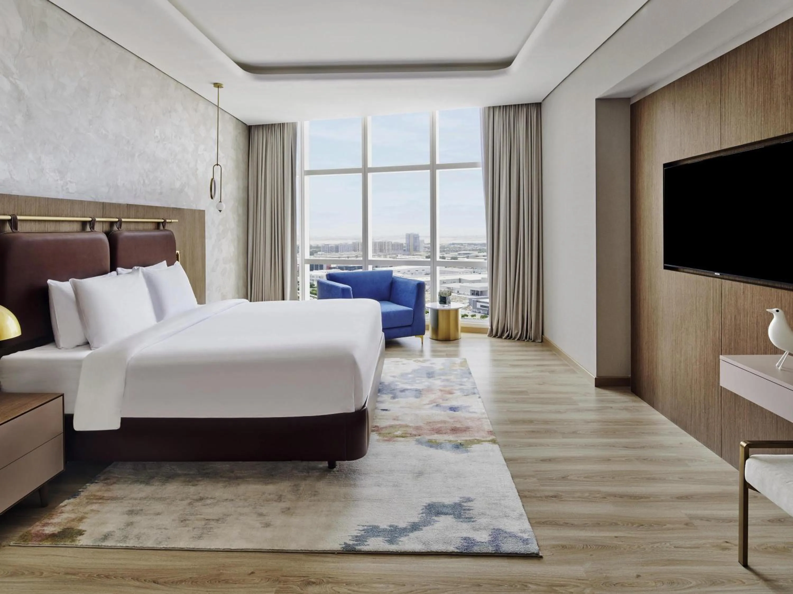 Bedroom, Bed in Movenpick Jumeirah Village Triangle