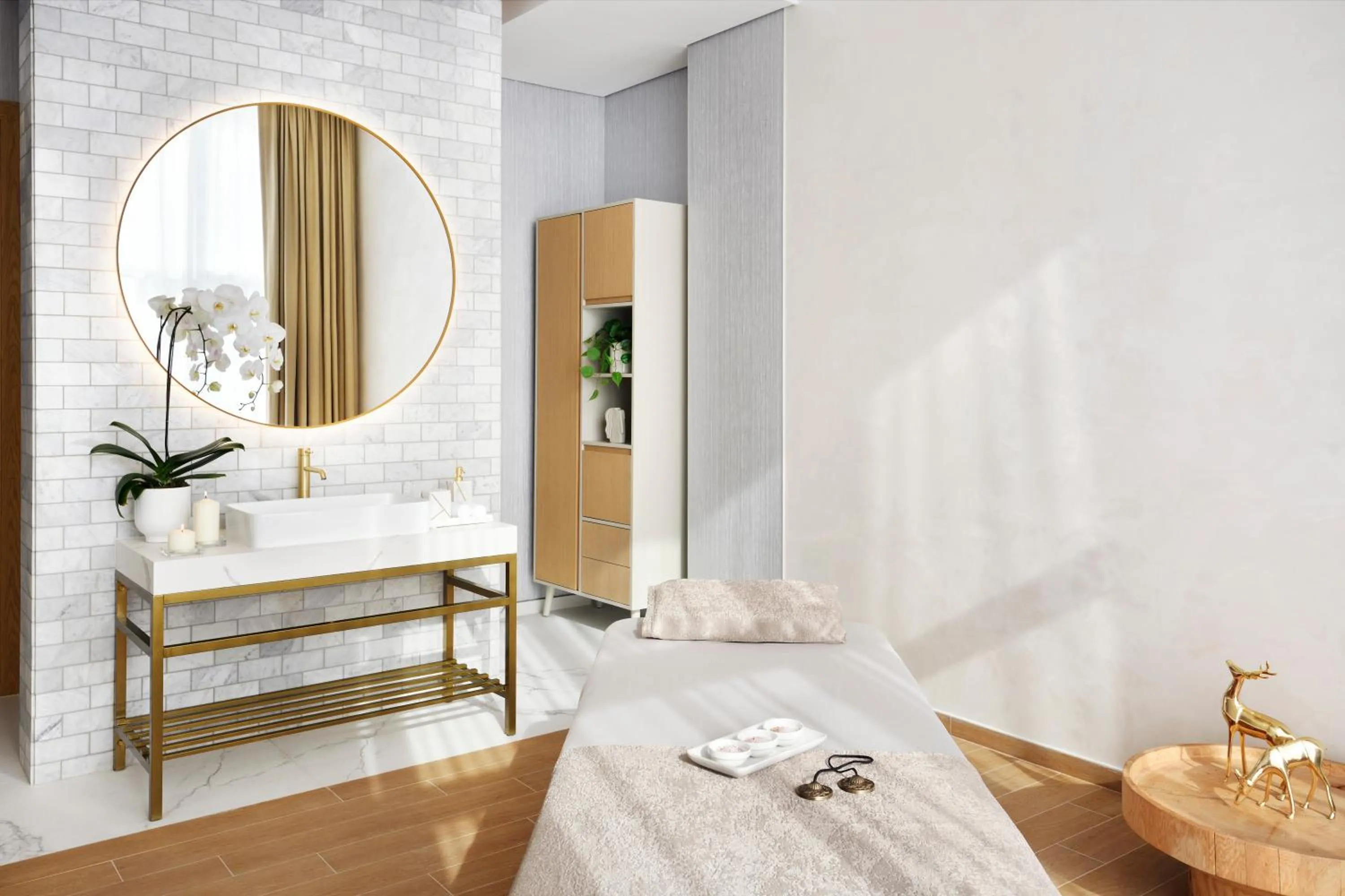 Spa and wellness centre/facilities, Bed in Movenpick Jumeirah Village Triangle