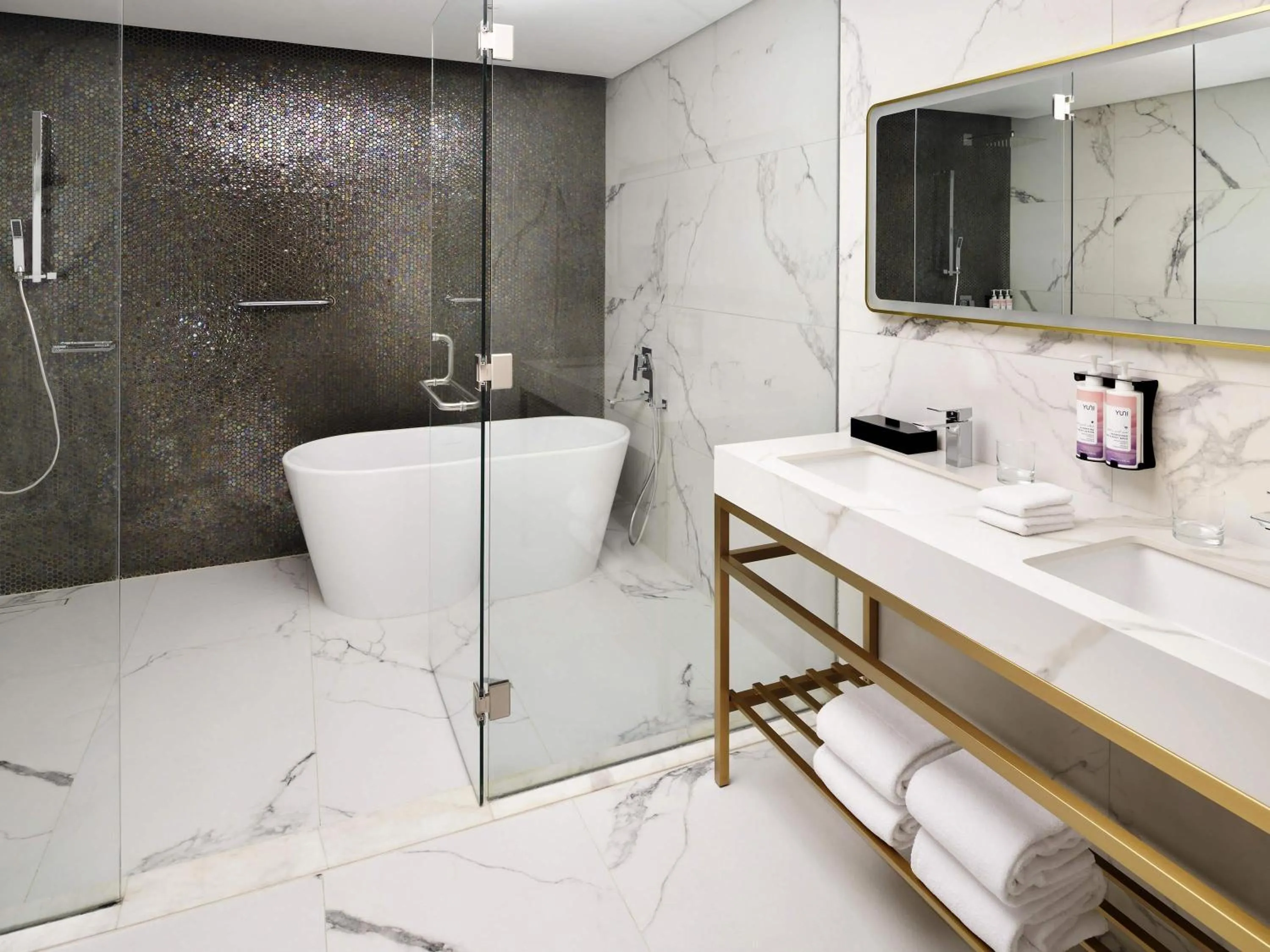 Bedroom in Movenpick Jumeirah Village Triangle