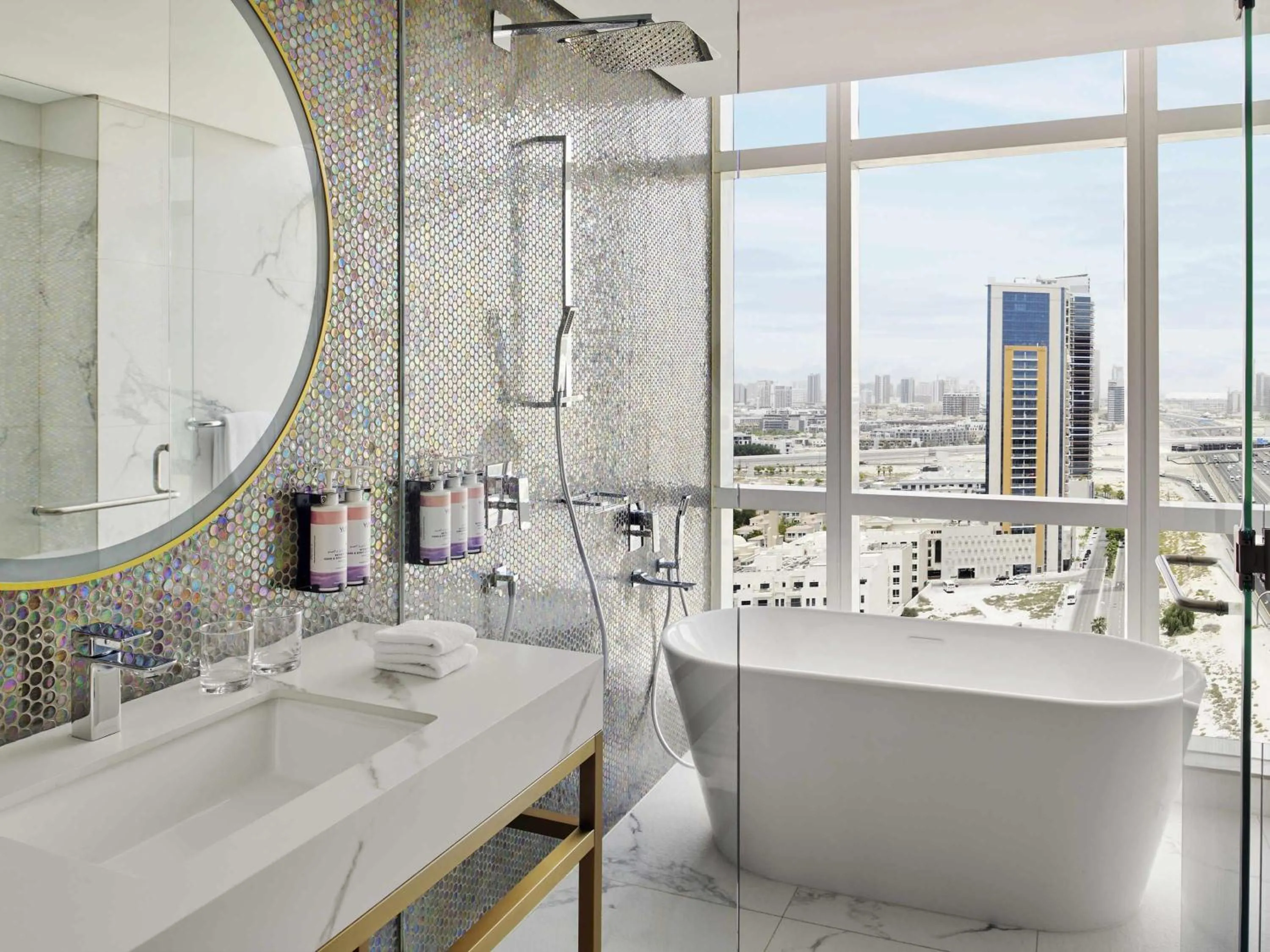 Bedroom in Movenpick Jumeirah Village Triangle