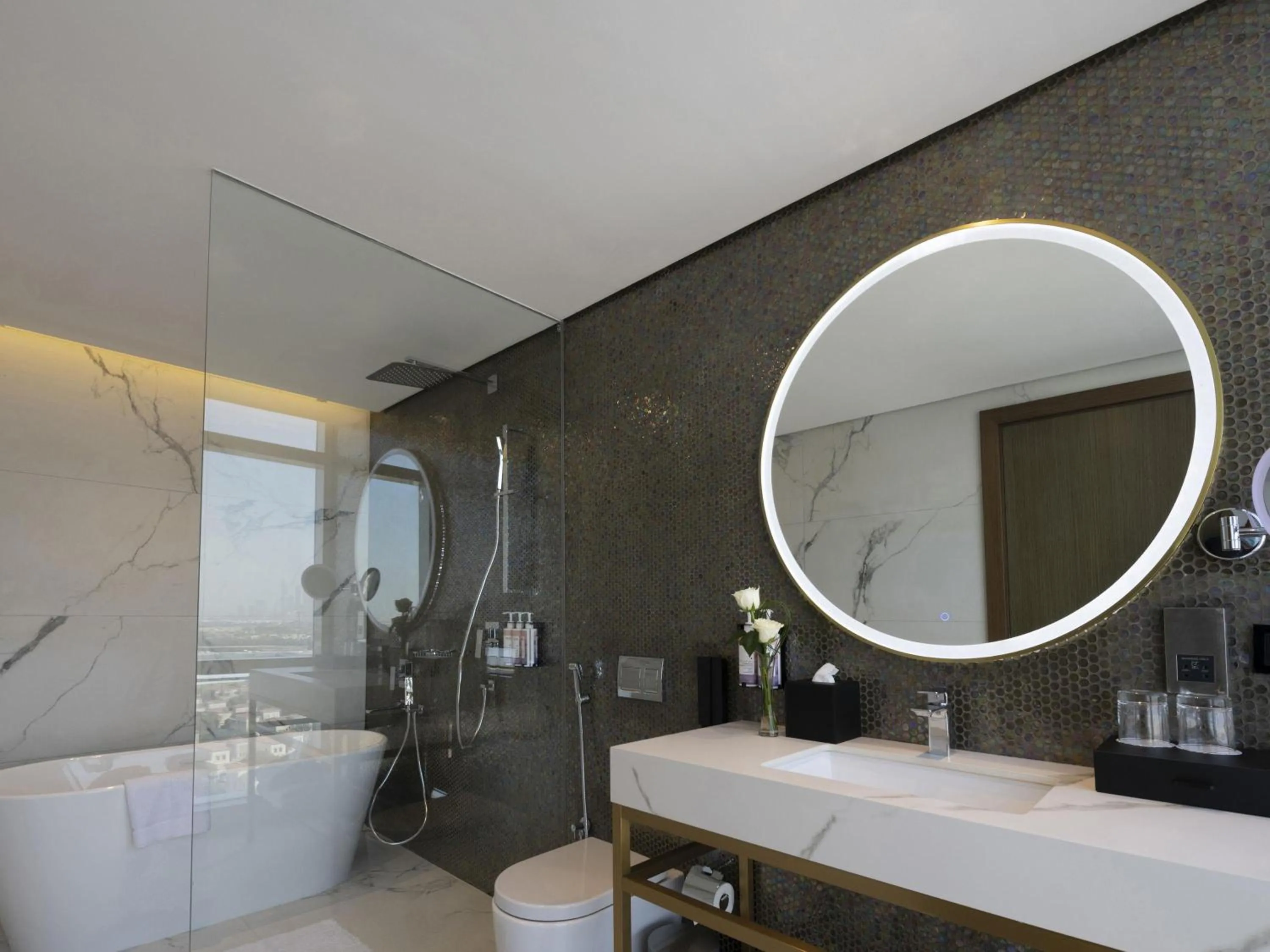 Bedroom in Movenpick Jumeirah Village Triangle