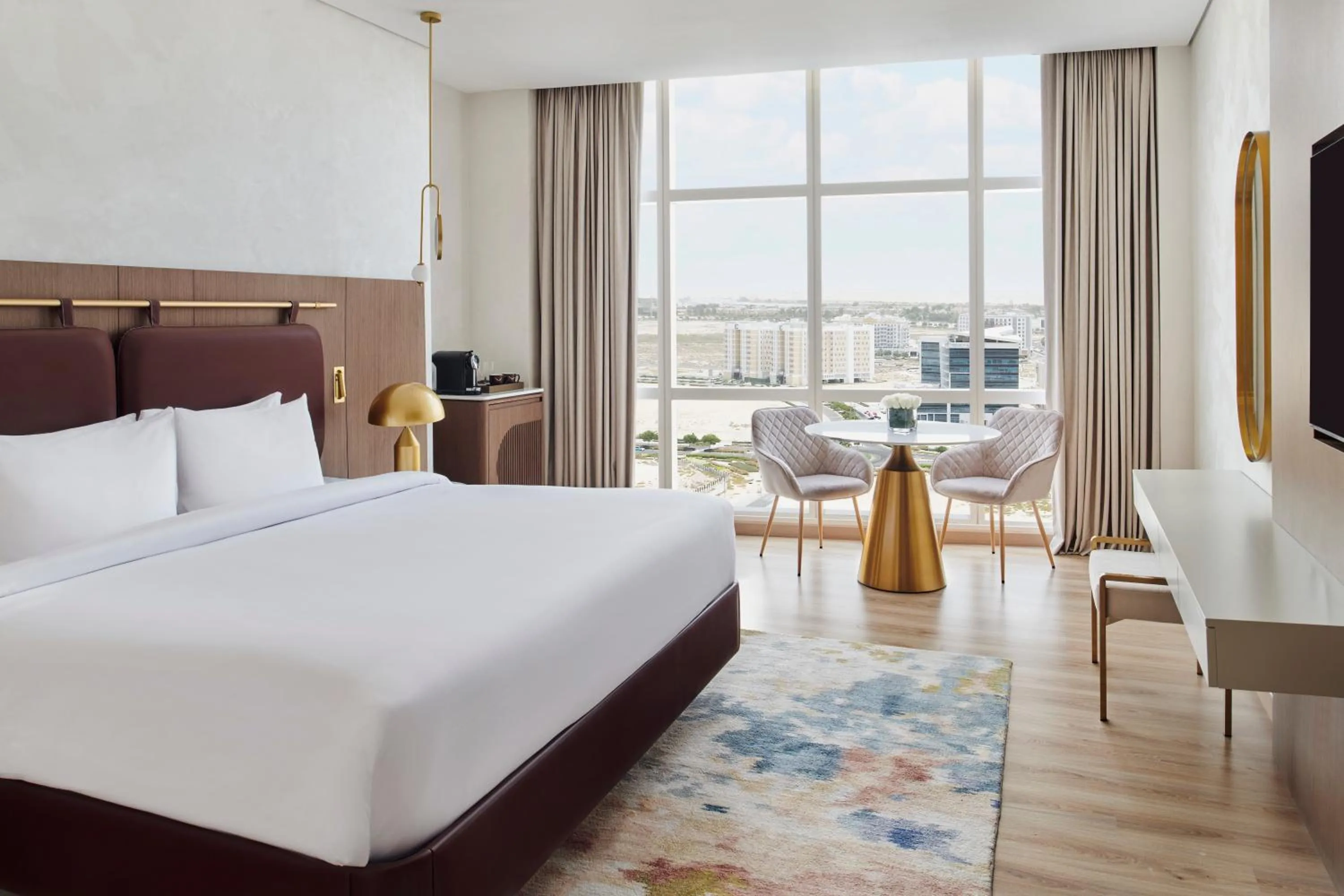 Photo of the whole room, Bed in Movenpick Jumeirah Village Triangle