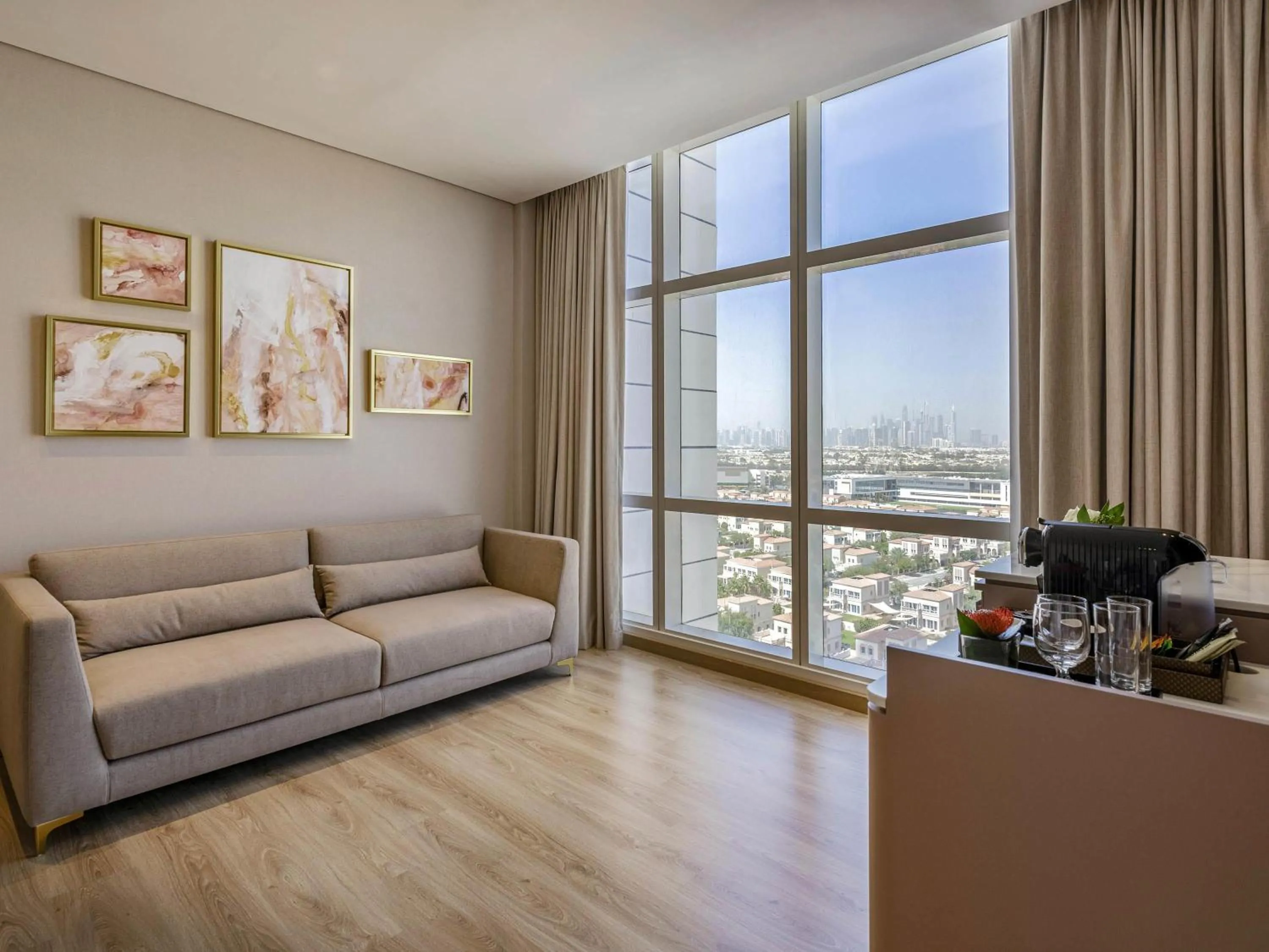 Bedroom in Movenpick Jumeirah Village Triangle