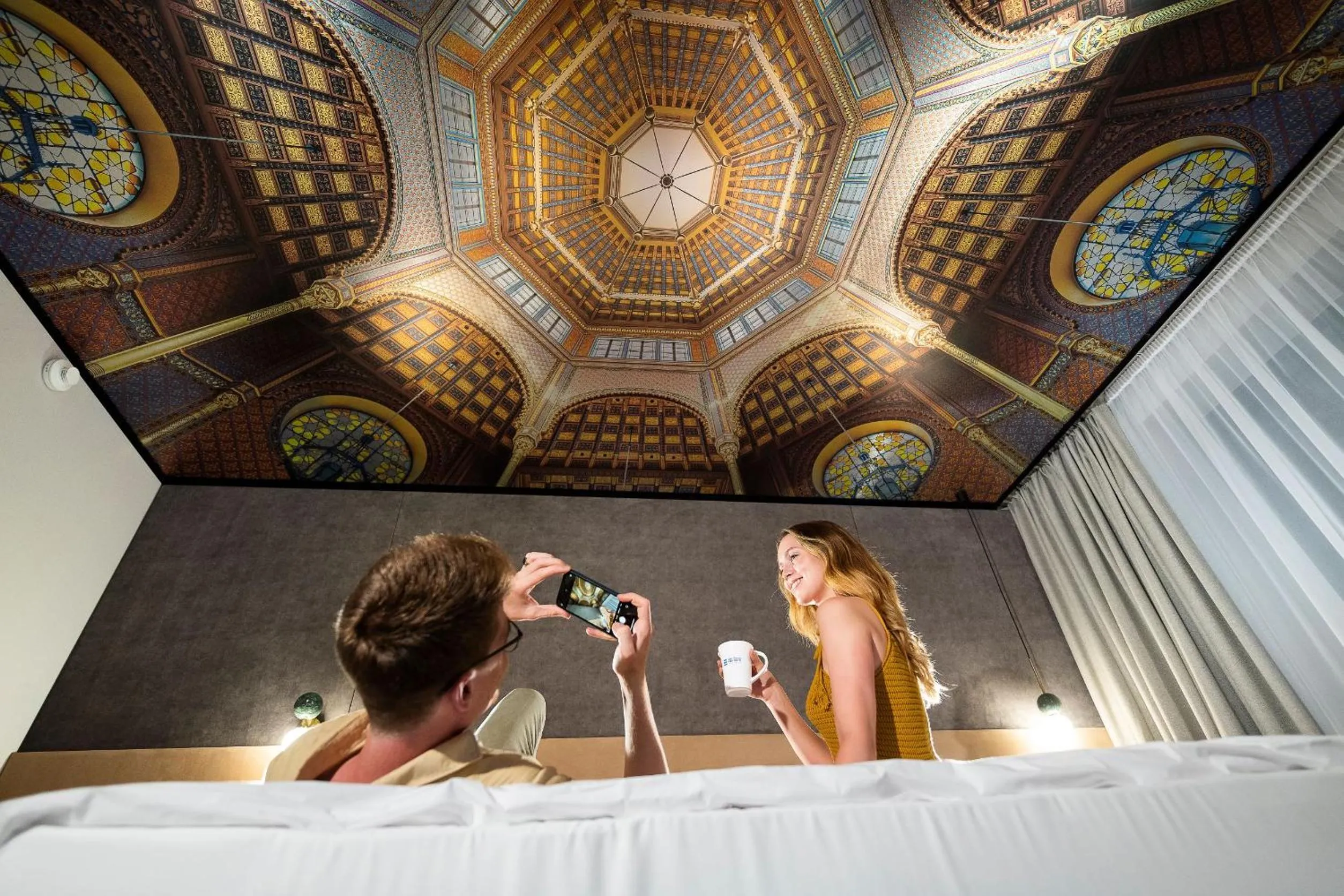 Bed in Three Corners Downtown Hotel