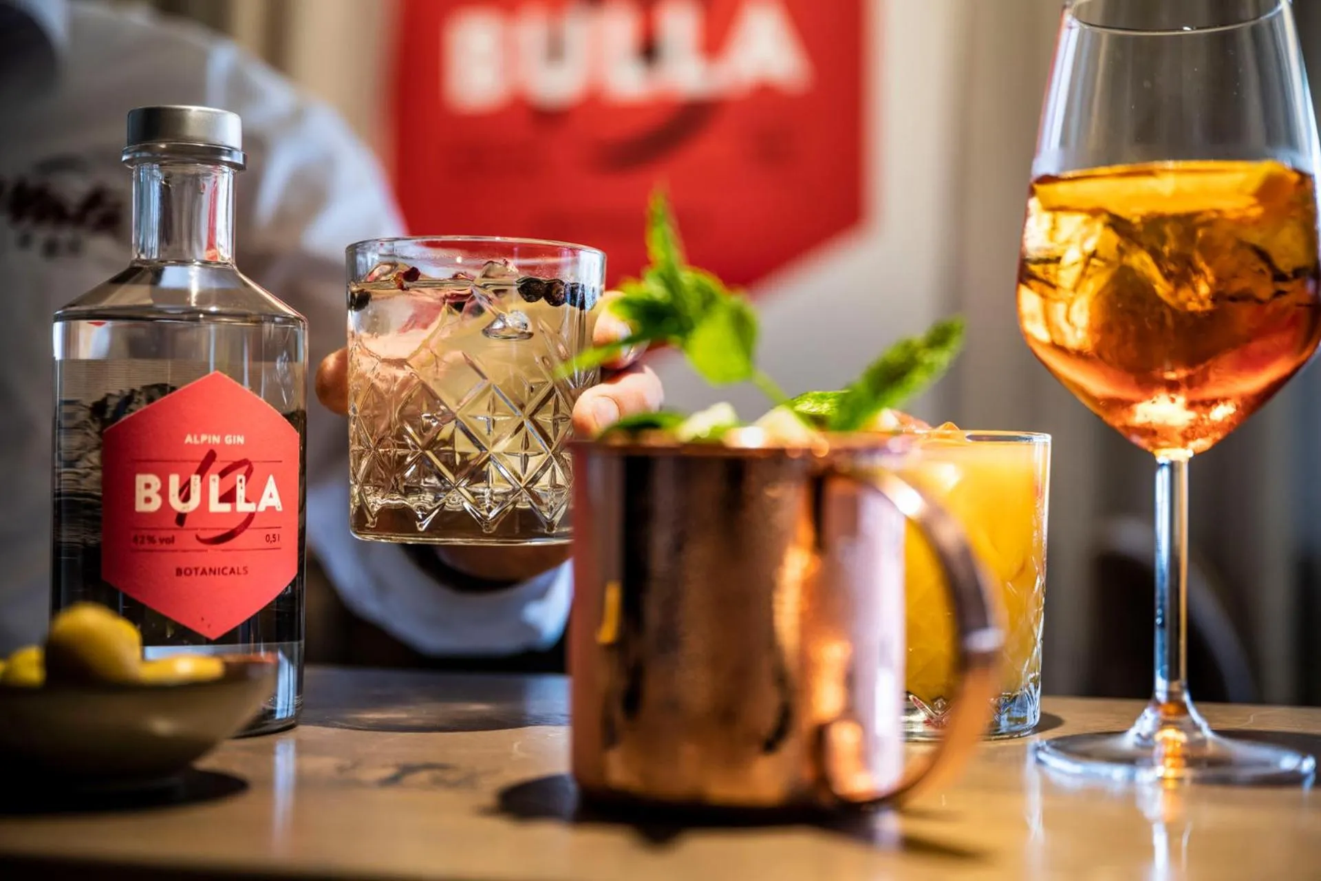 Food and drinks in Hotel Platz