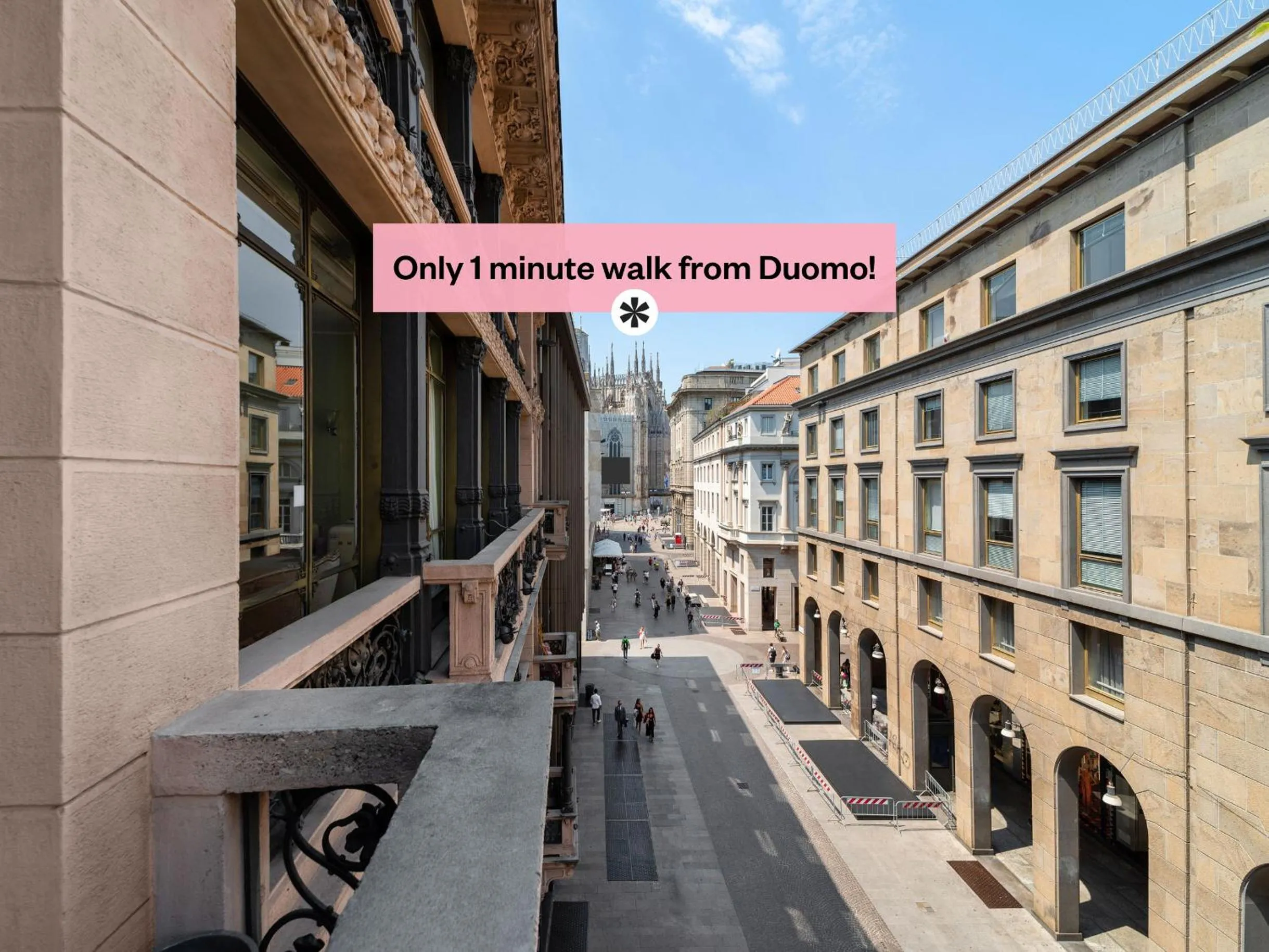 City view in Milan Adore