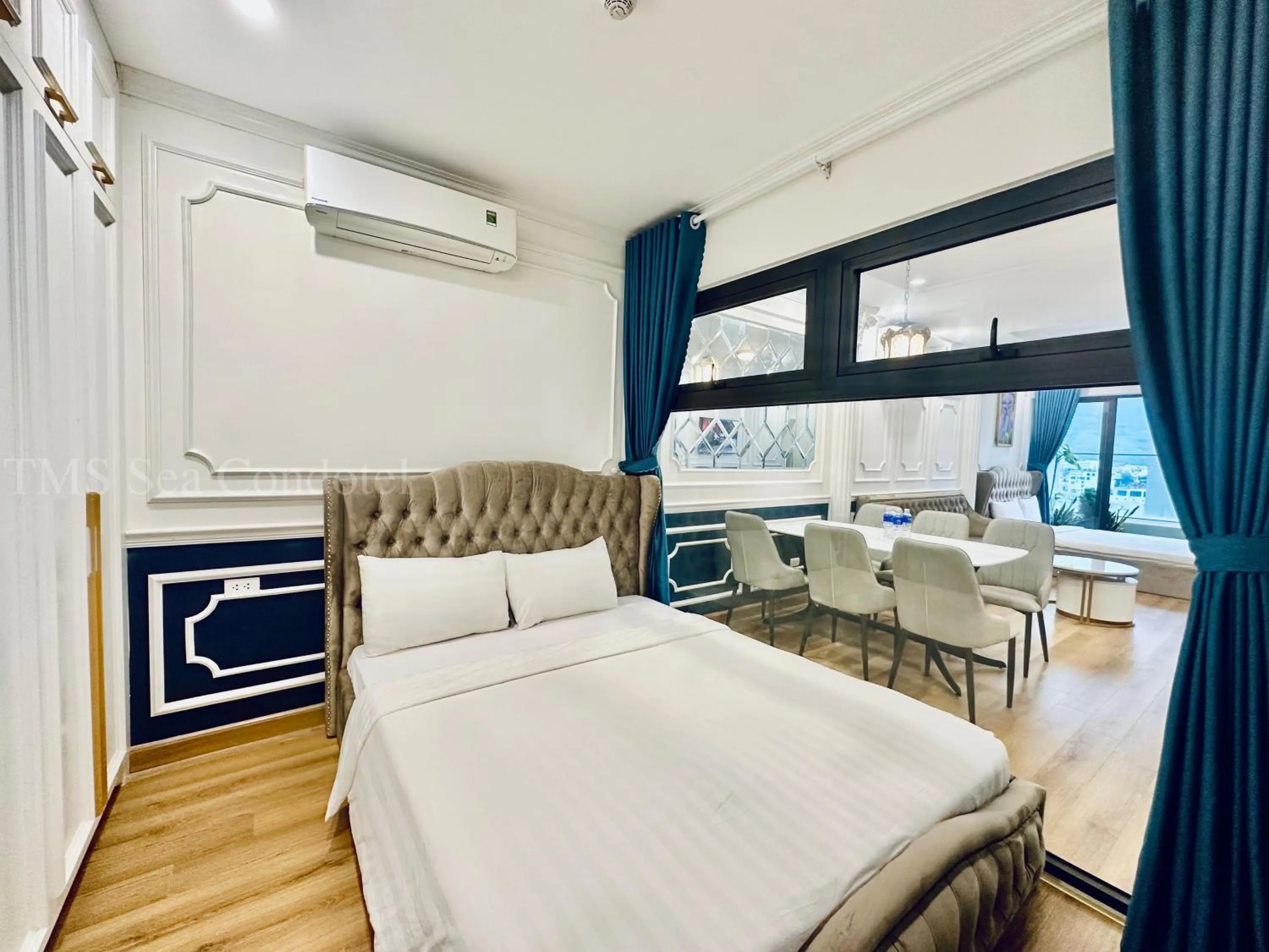 Living room, Bed in TMS Sea Condotel View Biển