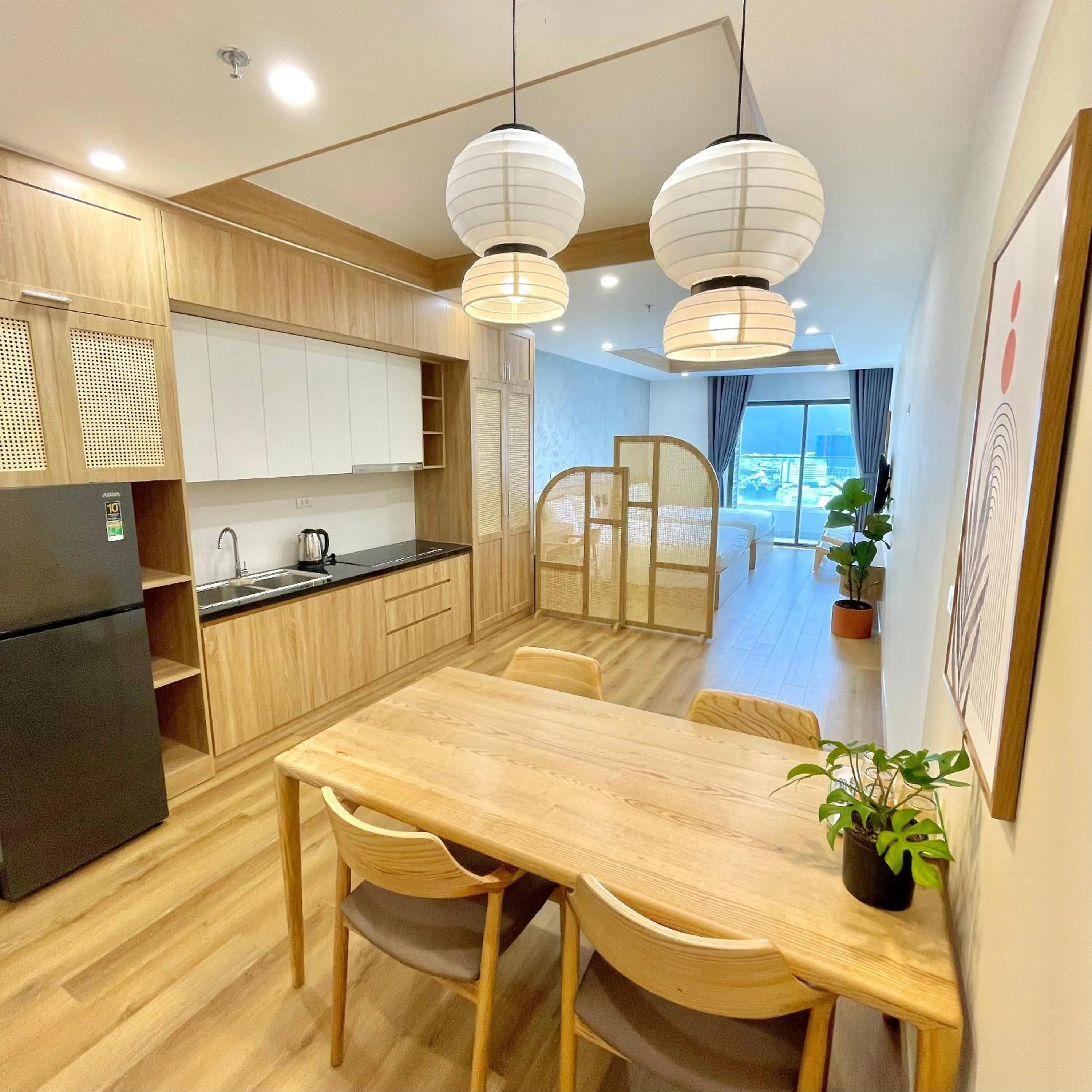 kitchen in TMS Sea Condotel View Biển