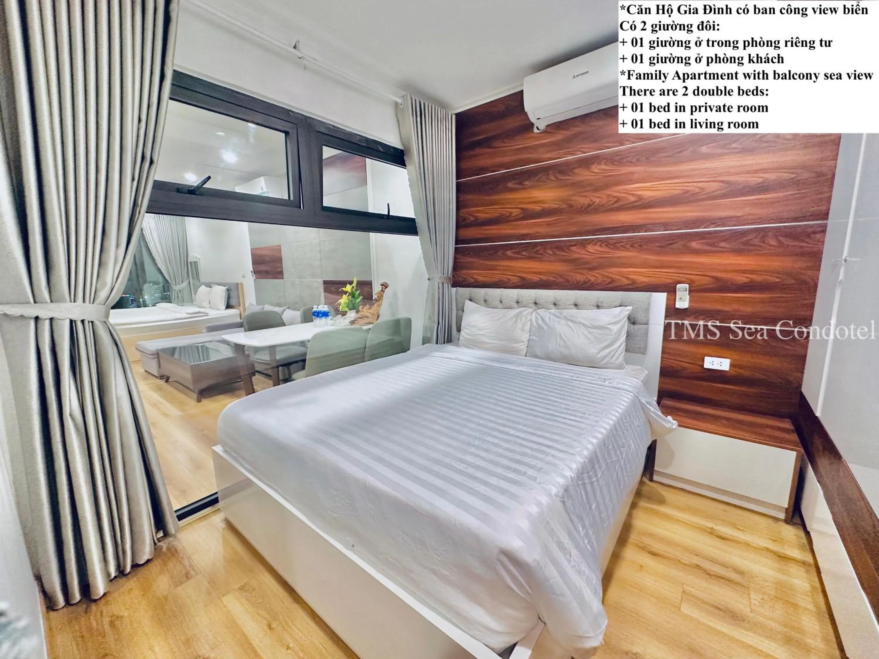 Bedroom, Bed in TMS Sea Condotel View Biển