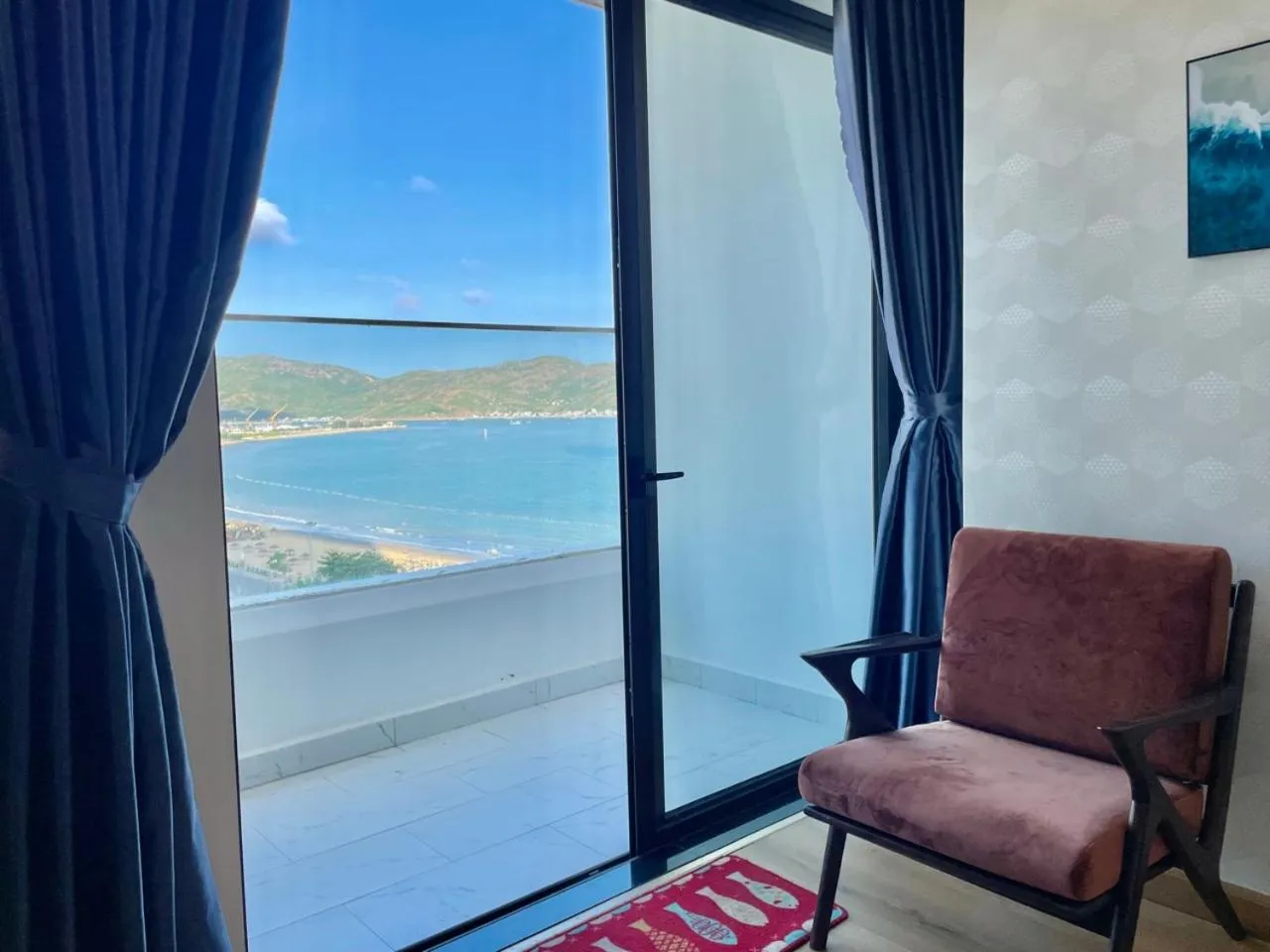 Seating area in TMS Sea Condotel View Biển