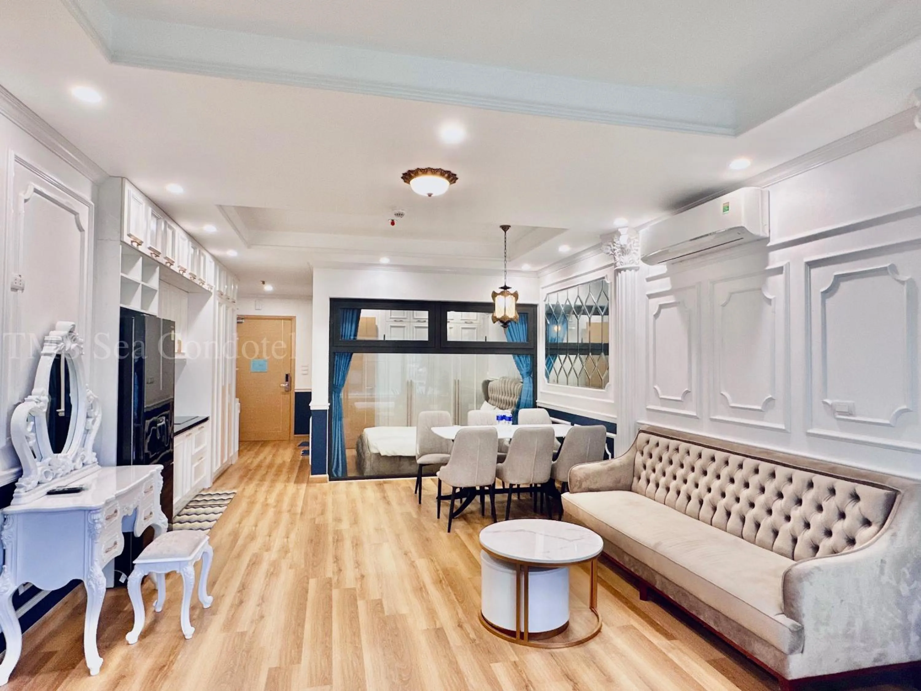 Living room in TMS Sea Condotel View Biển