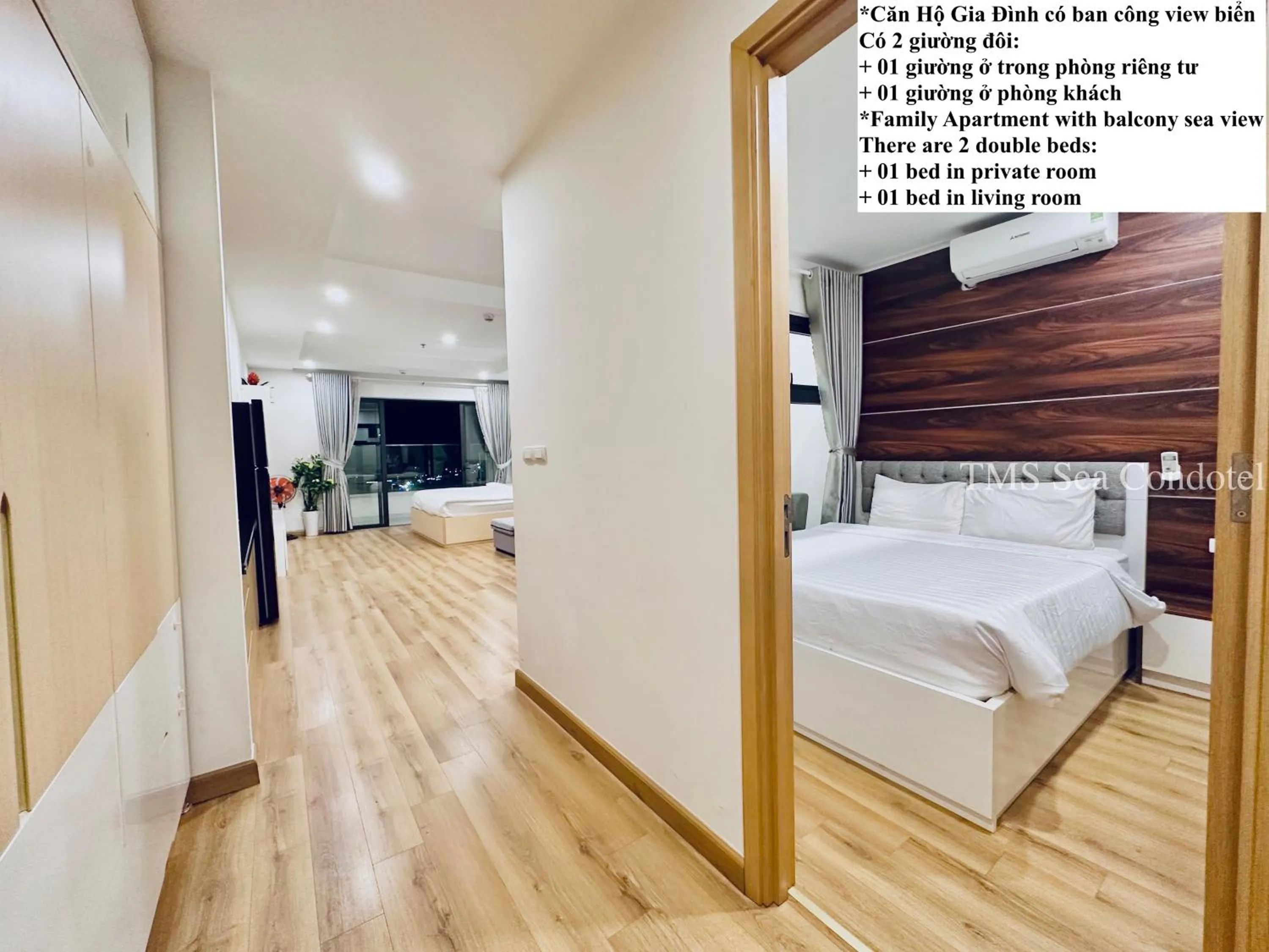 Bedroom, Bed in TMS Sea Condotel View Biển