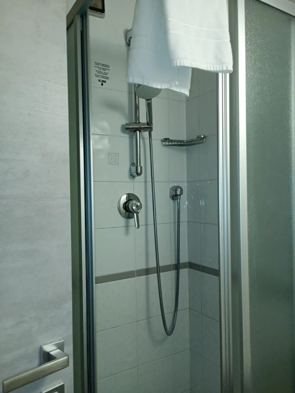 Shower in Hotel Des Alpes