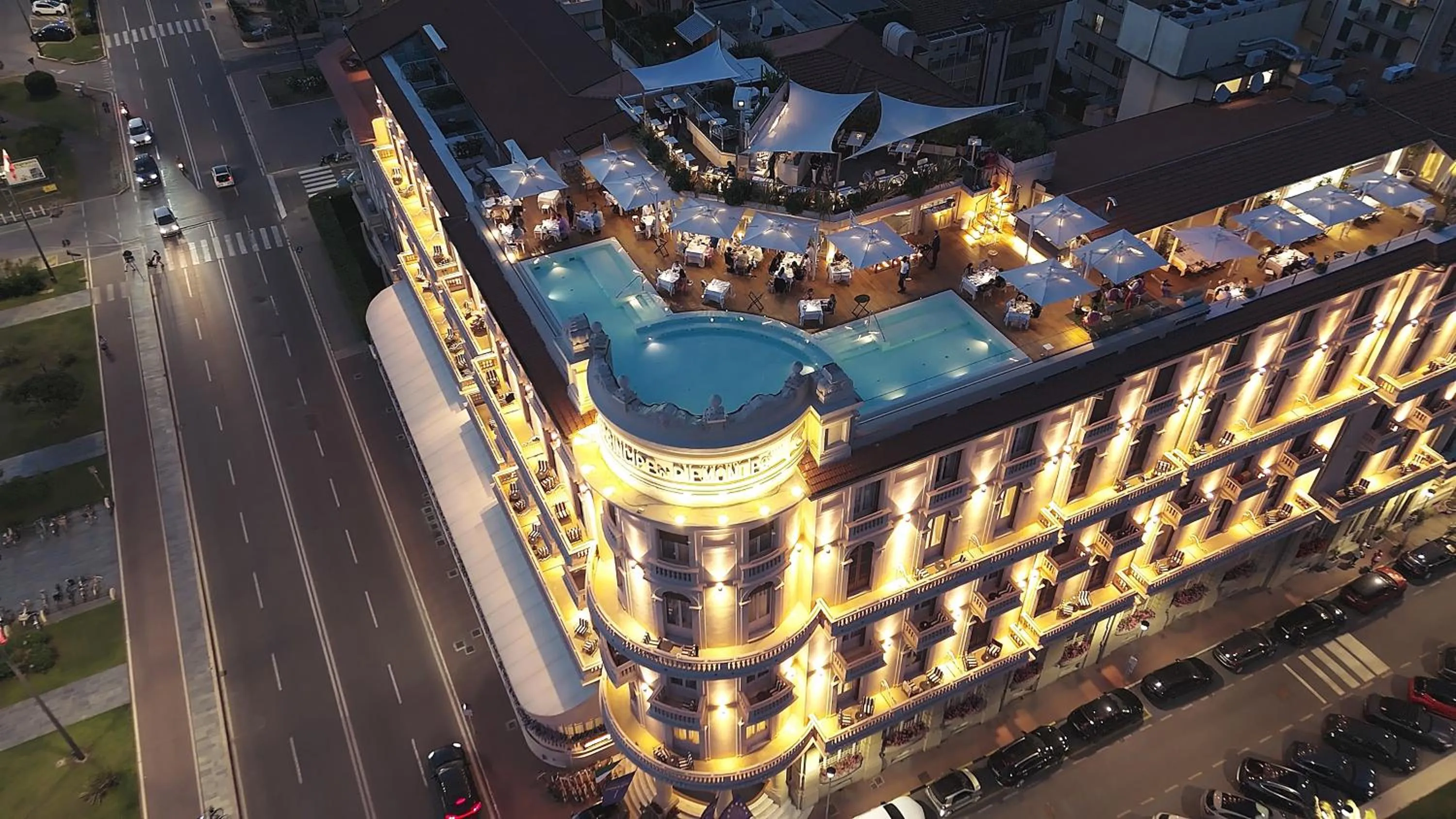 Property building in Grand Hotel Principe Di Piemonte