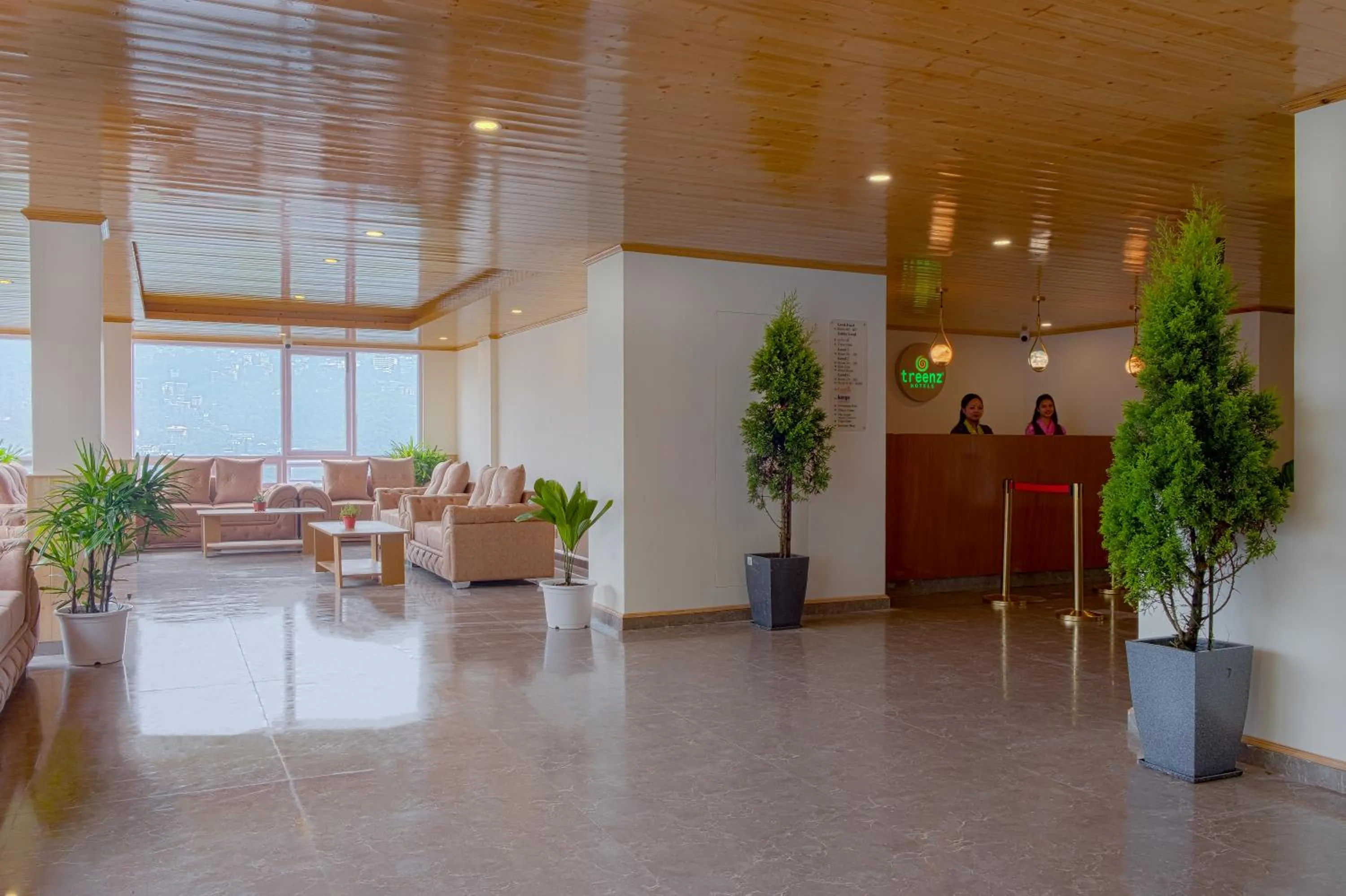 Lobby or reception in Treenz Hotel